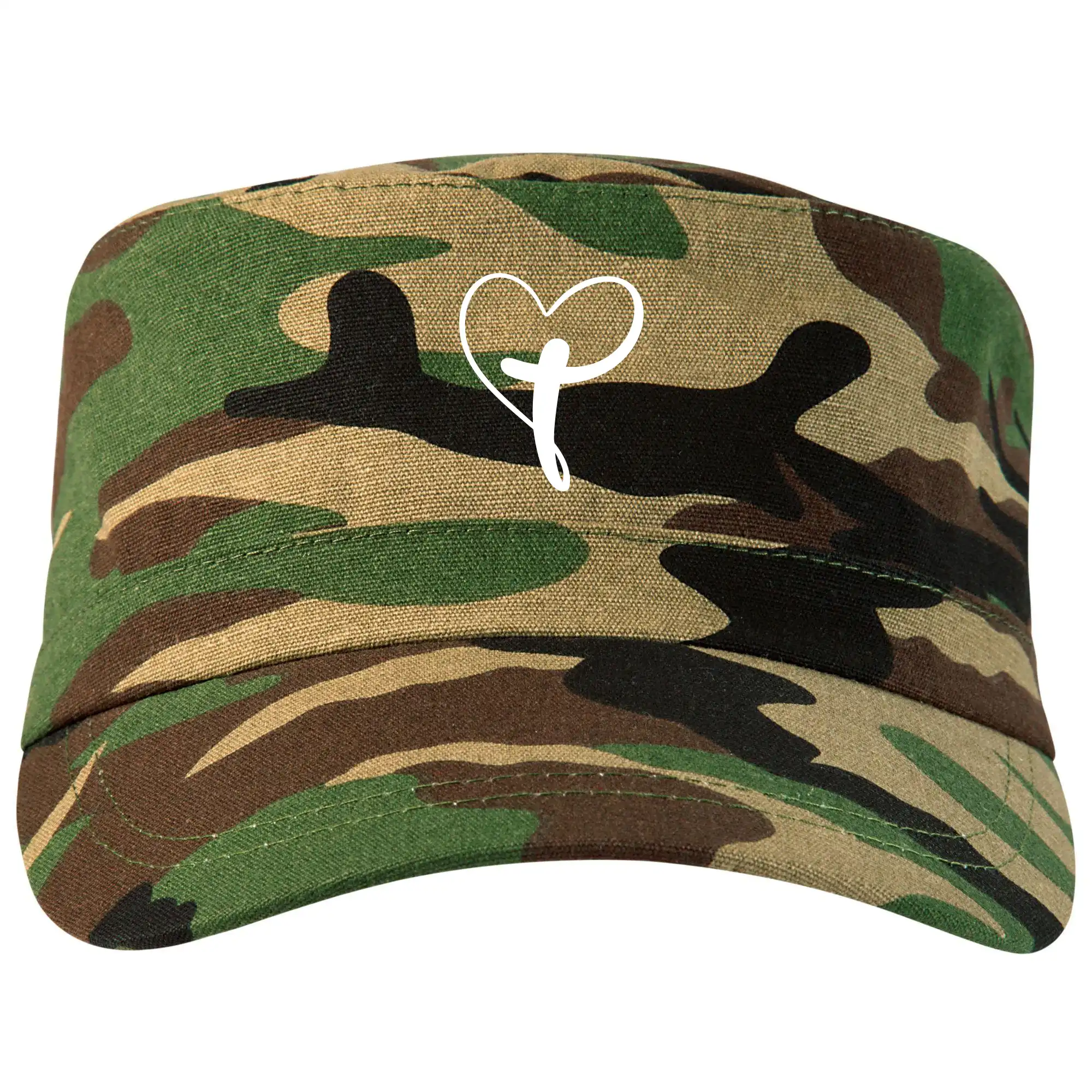 Jesus srdce - Šiltovka CAMO