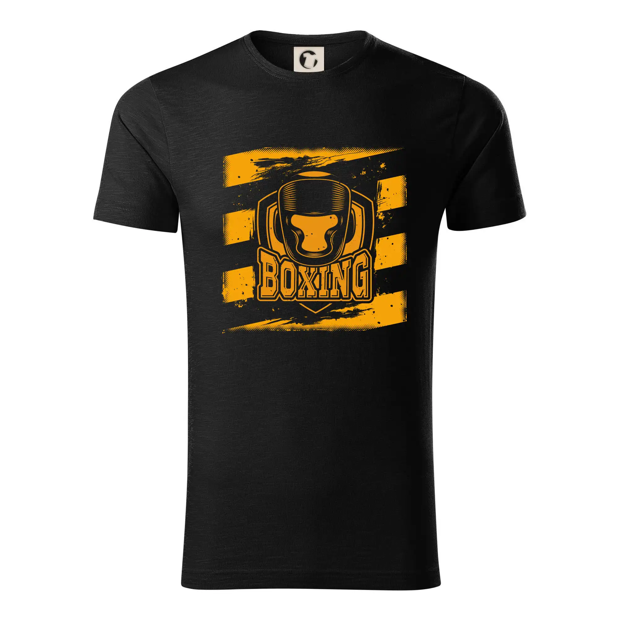 Tričká na box - Boxing vo štvorci helma - Tričko z organickej bavlny