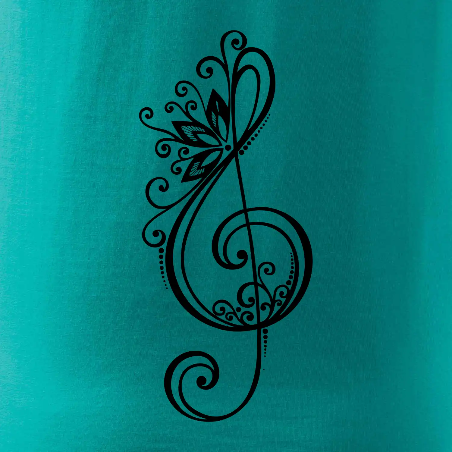 Houslový klíč kytky