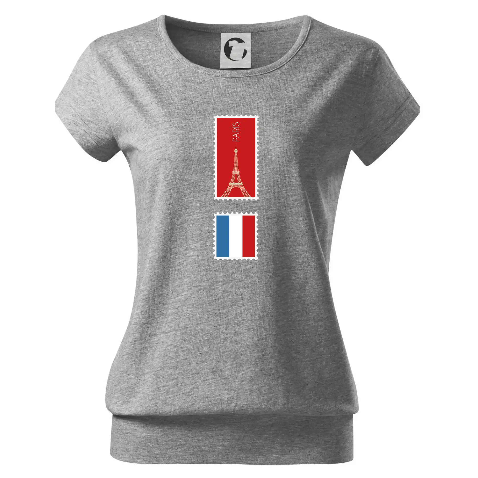 Paříž známka barevná