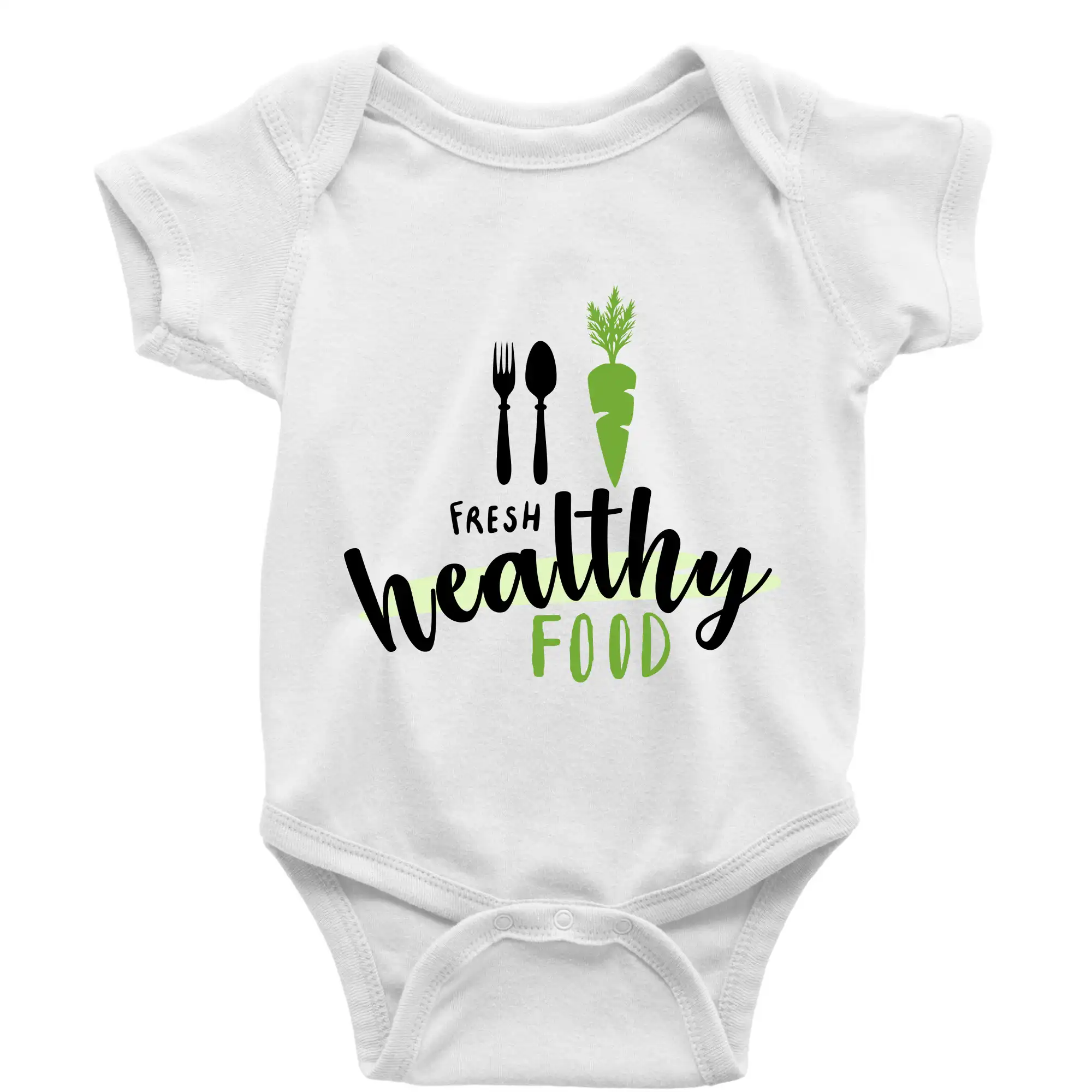 Životný štýl - Fresh healthy food - Body dojčenské s krátkym rukávom