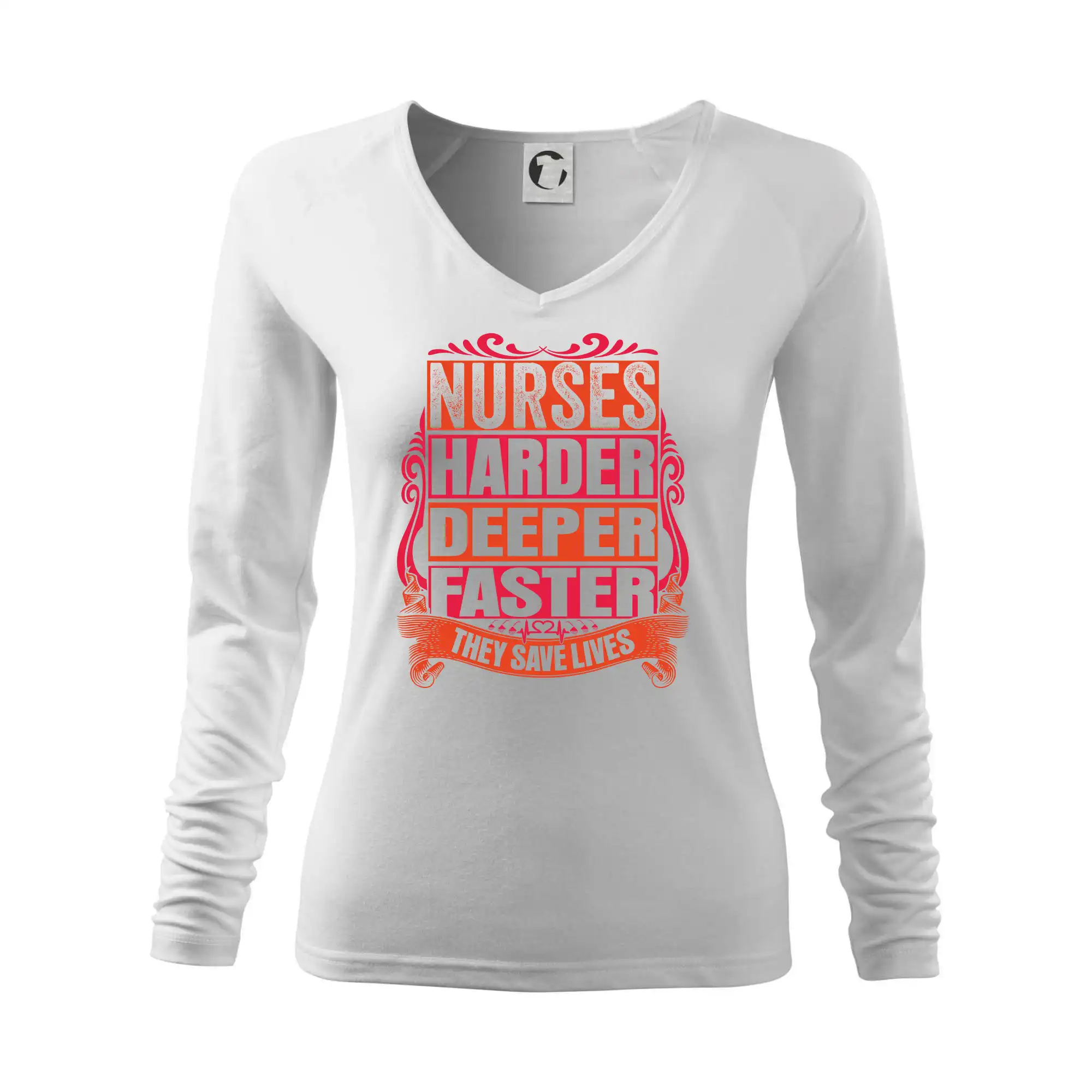 Nurse harder deeper faster - Tričko dámske Elegance