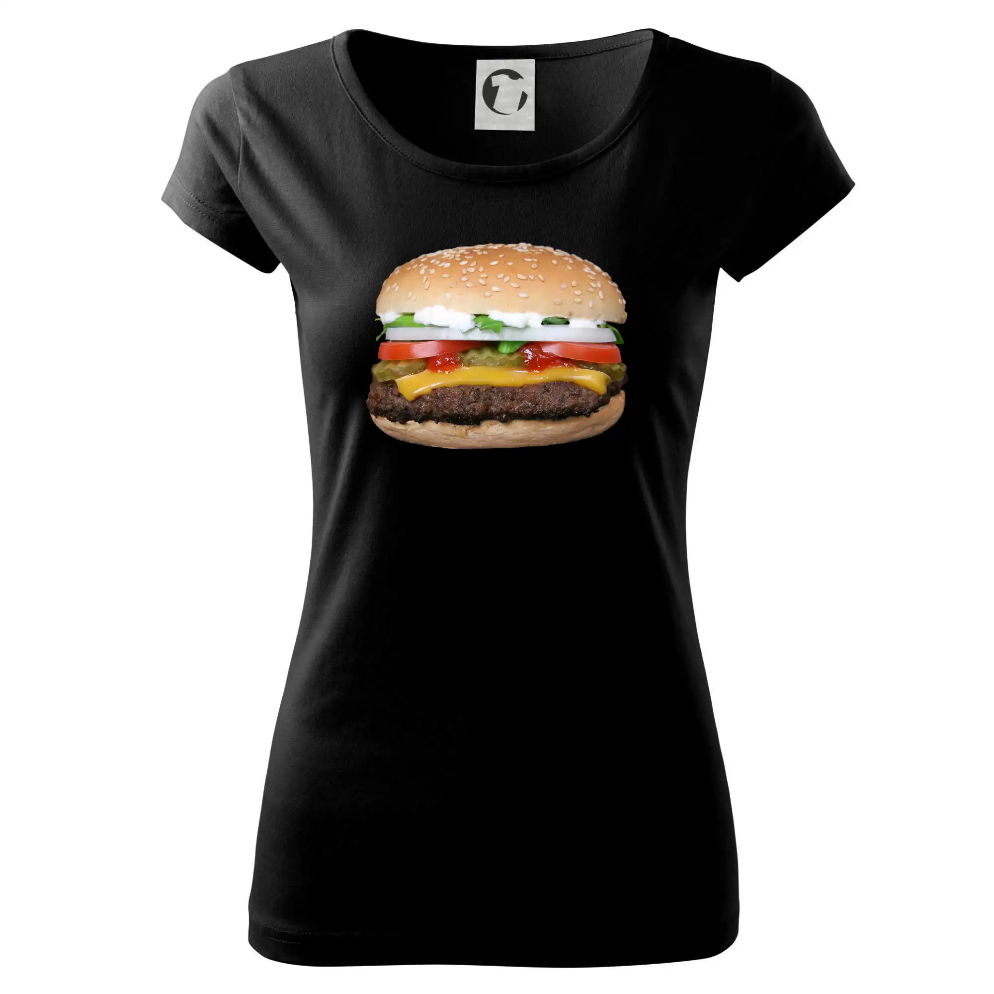 Hamburger foto - Dámske tričko Pure