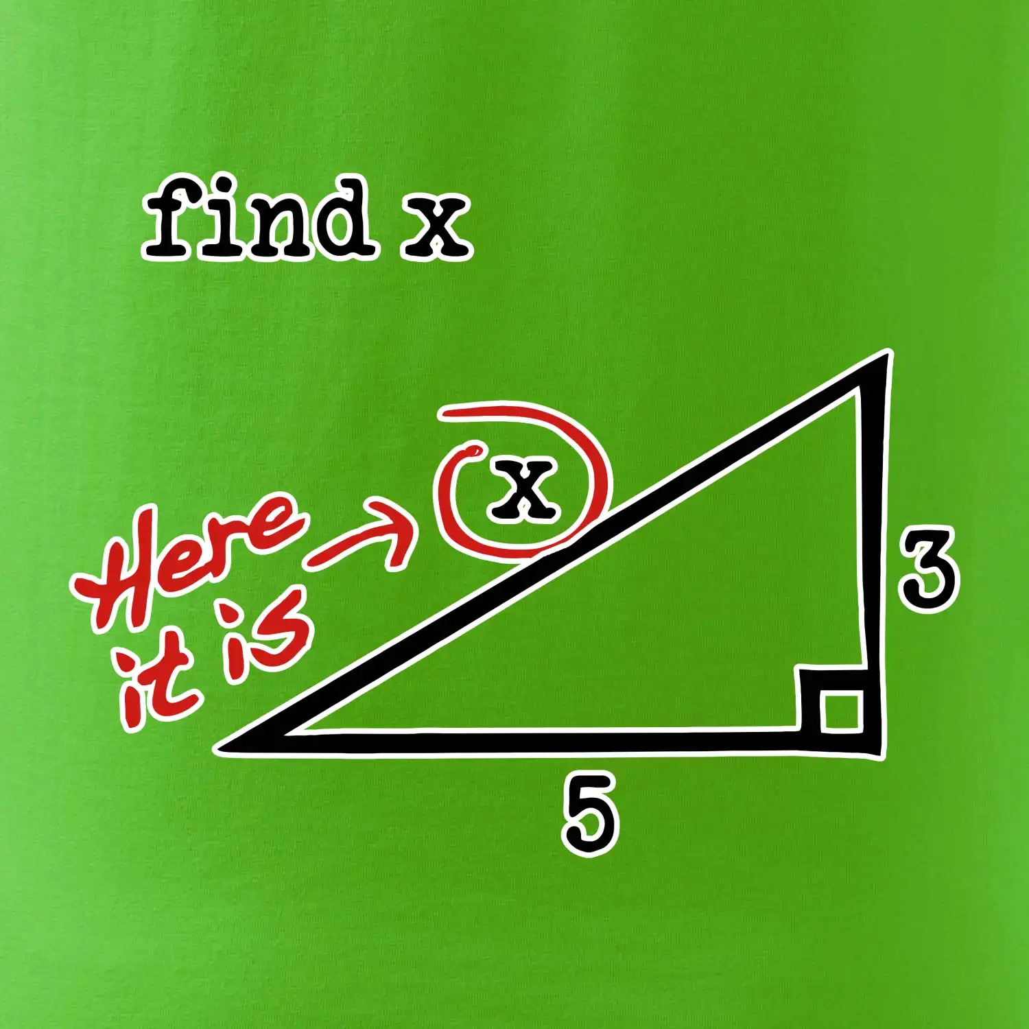 Find X - geometrie