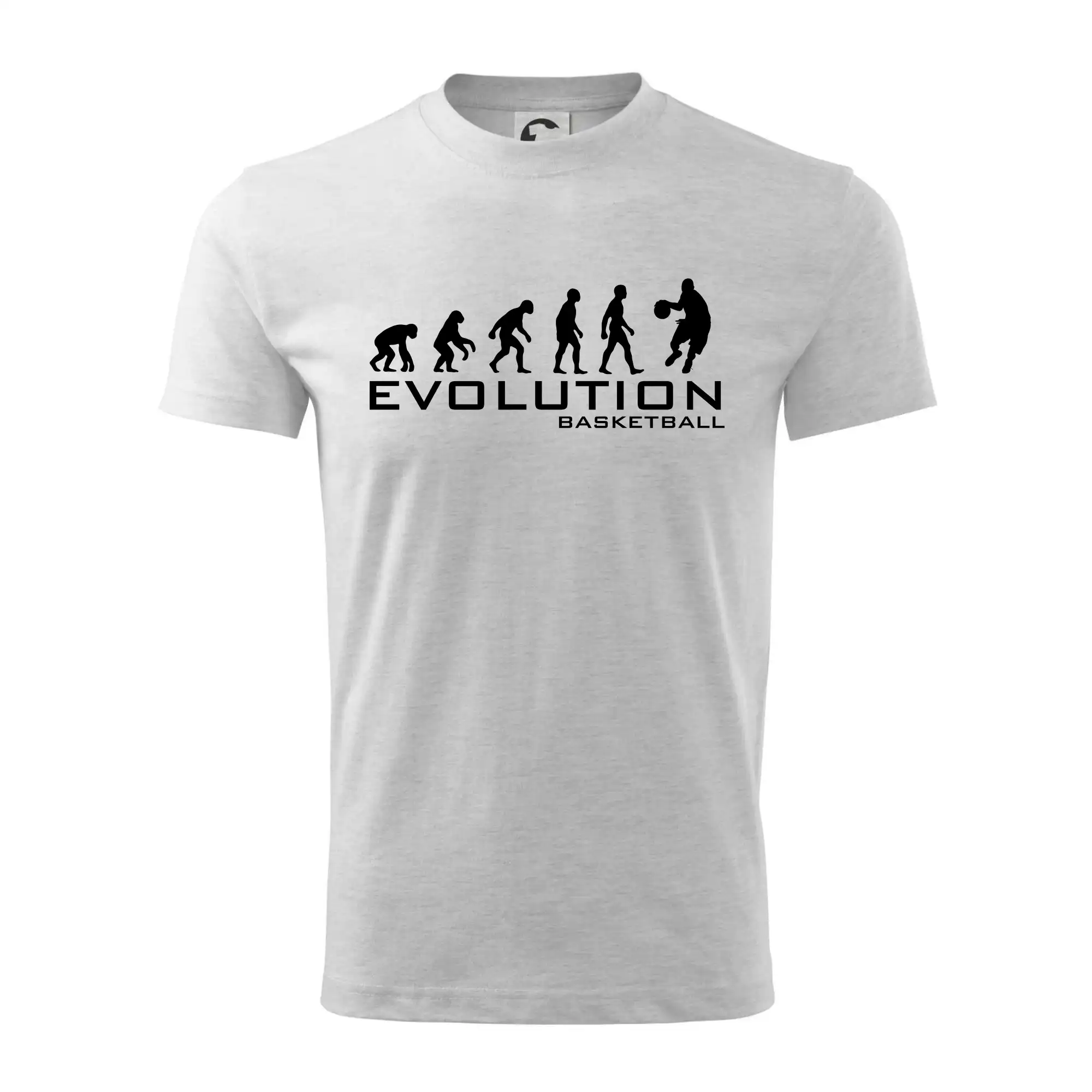 Tričká s potlačou evolúcia - Evolúcia Basketball - Tričko detské bavlnené