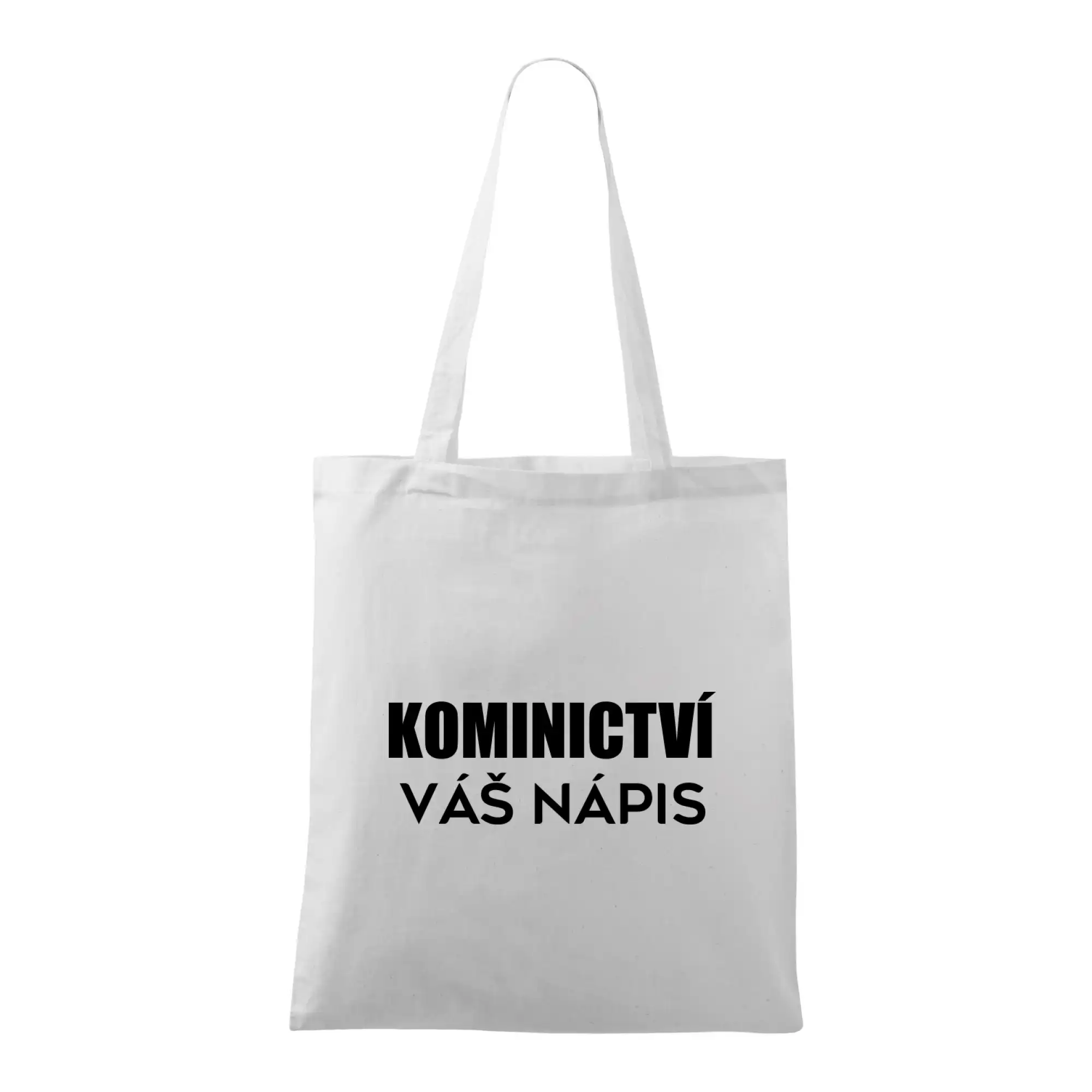 Kominík logo + nápis na zádech