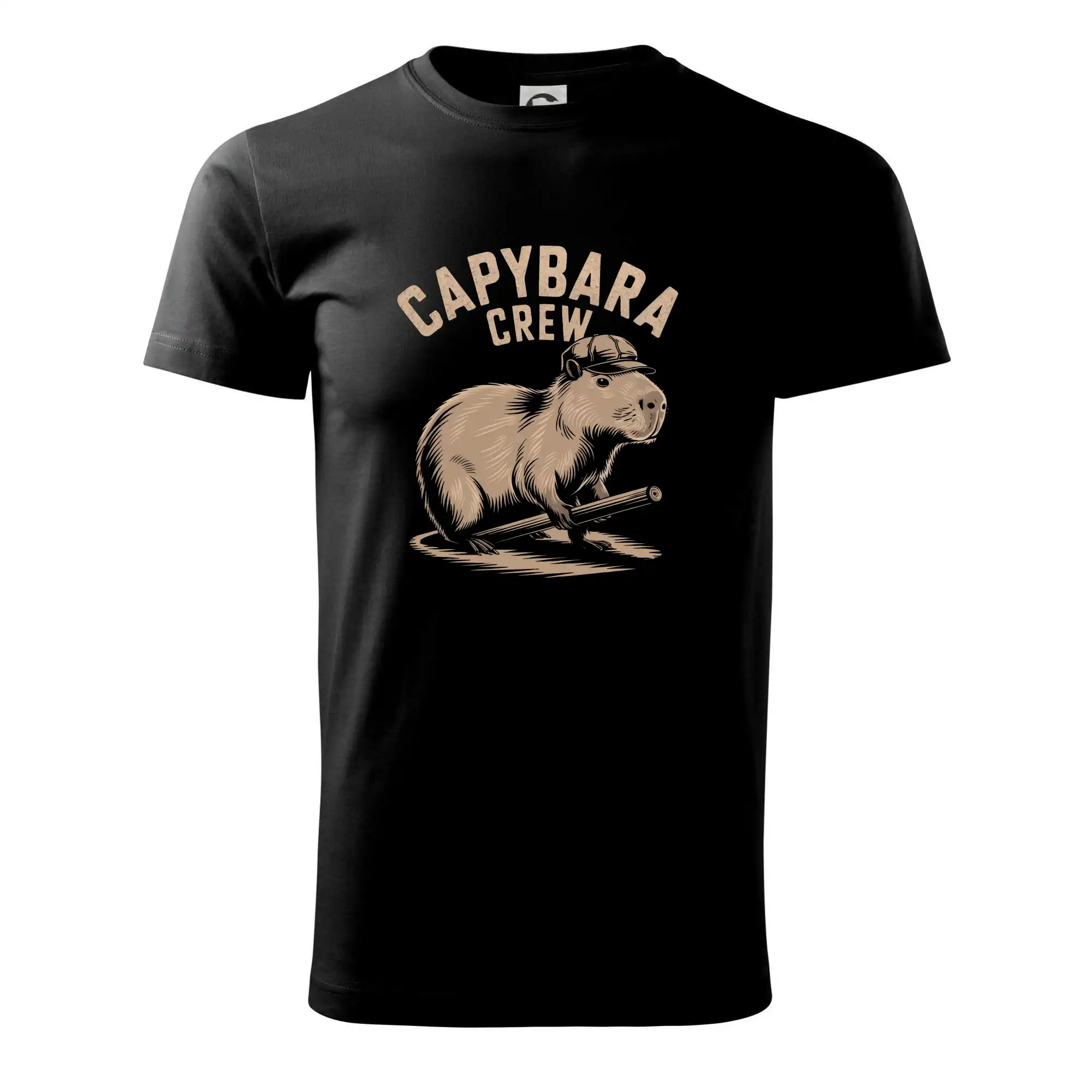 Tričká so zvieratami - Capybara crew - Klasické pánske tričko vyššej gramáže