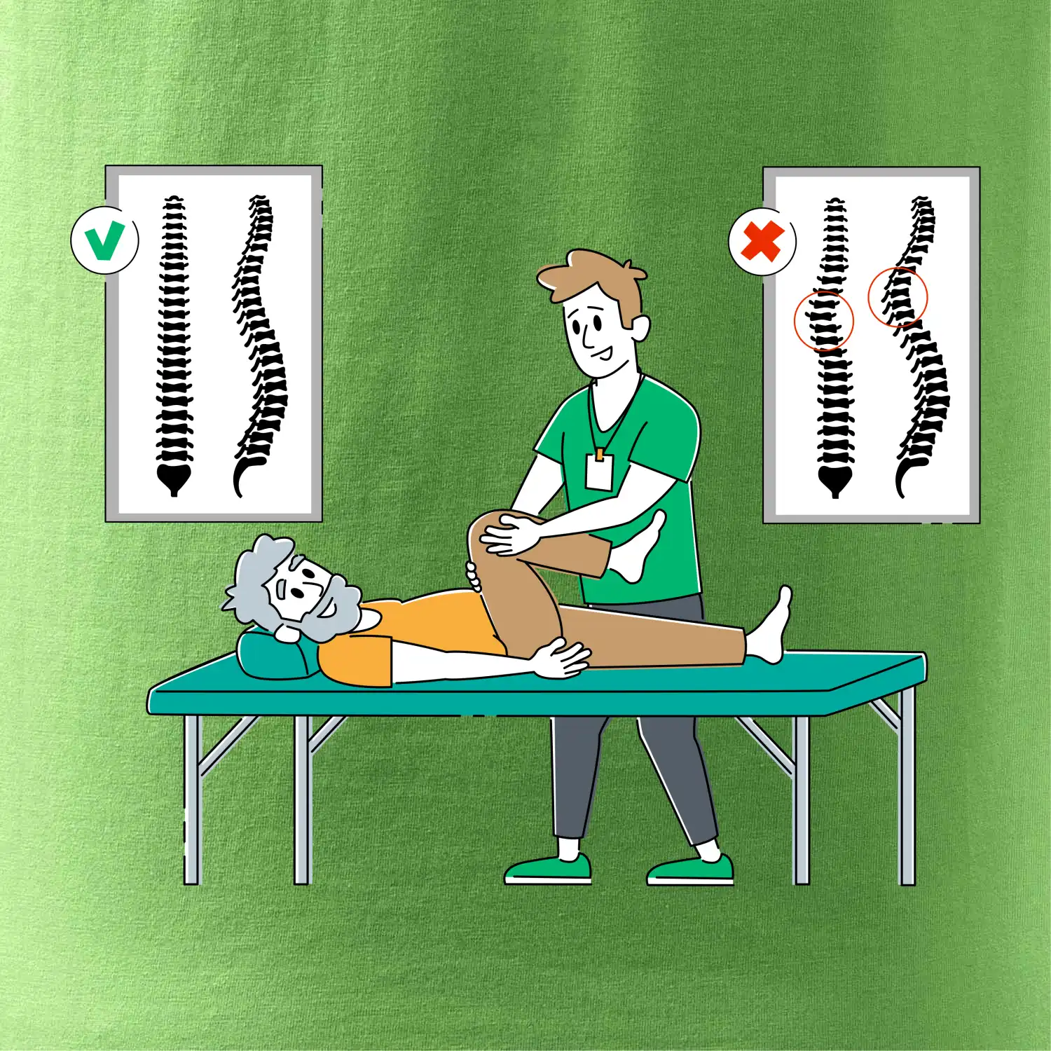 Fyziologické zakřivení páteře