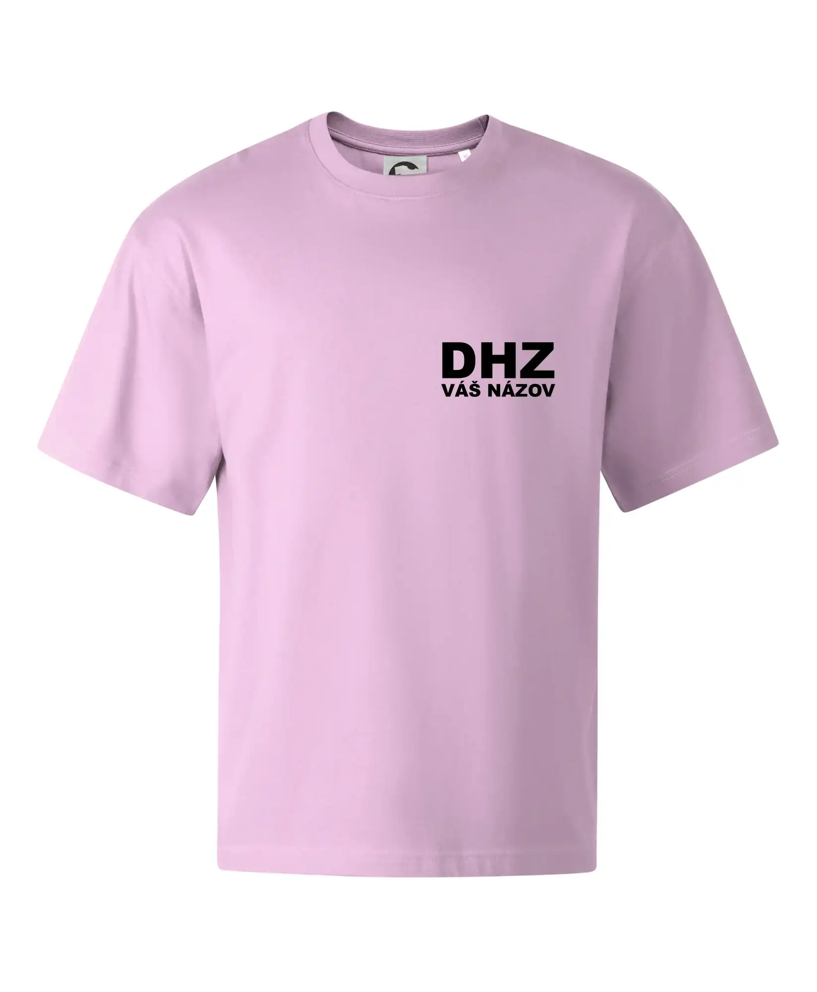 Originálne tričká pre hasičov - DHZ nápis (názov zboru - vlastný nápis) - Stage unisex - OVERSIZE