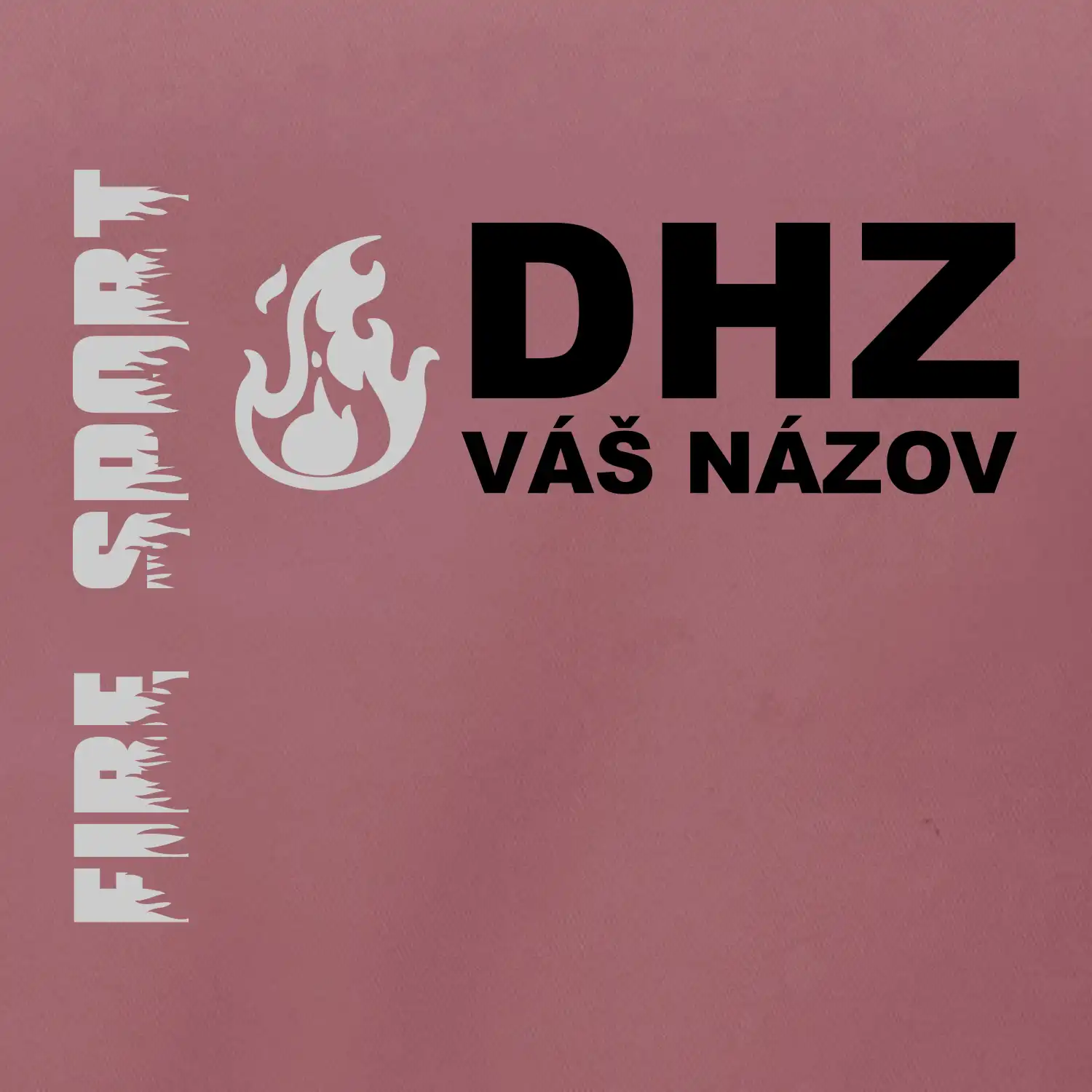 DHZ REFLEXNÉ (oheň, firesport, názov zboru - vlastný nápis)