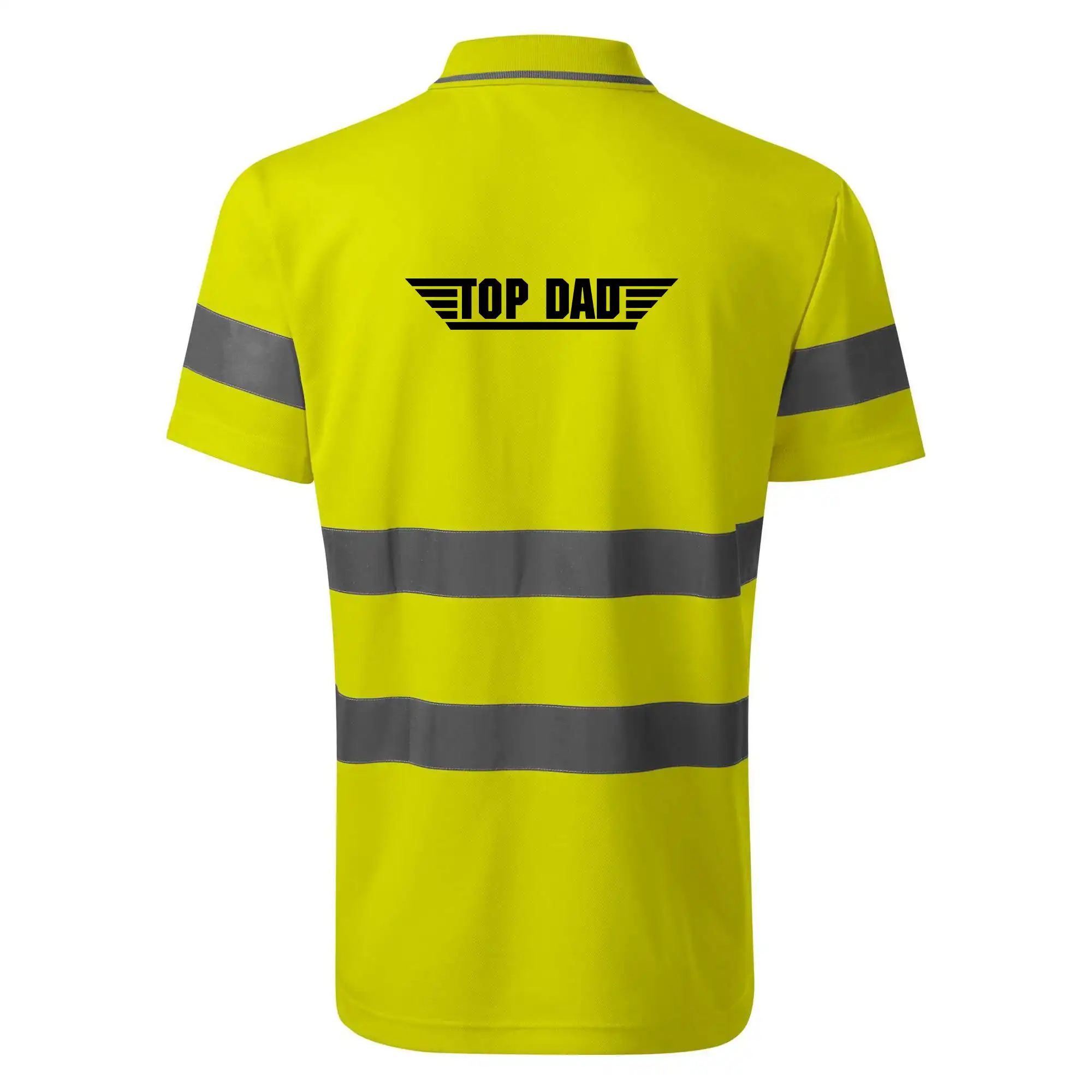Rodinné tričká - Top dad s čiarami - HV Runway 2V9 - Reflexné polokošeľa