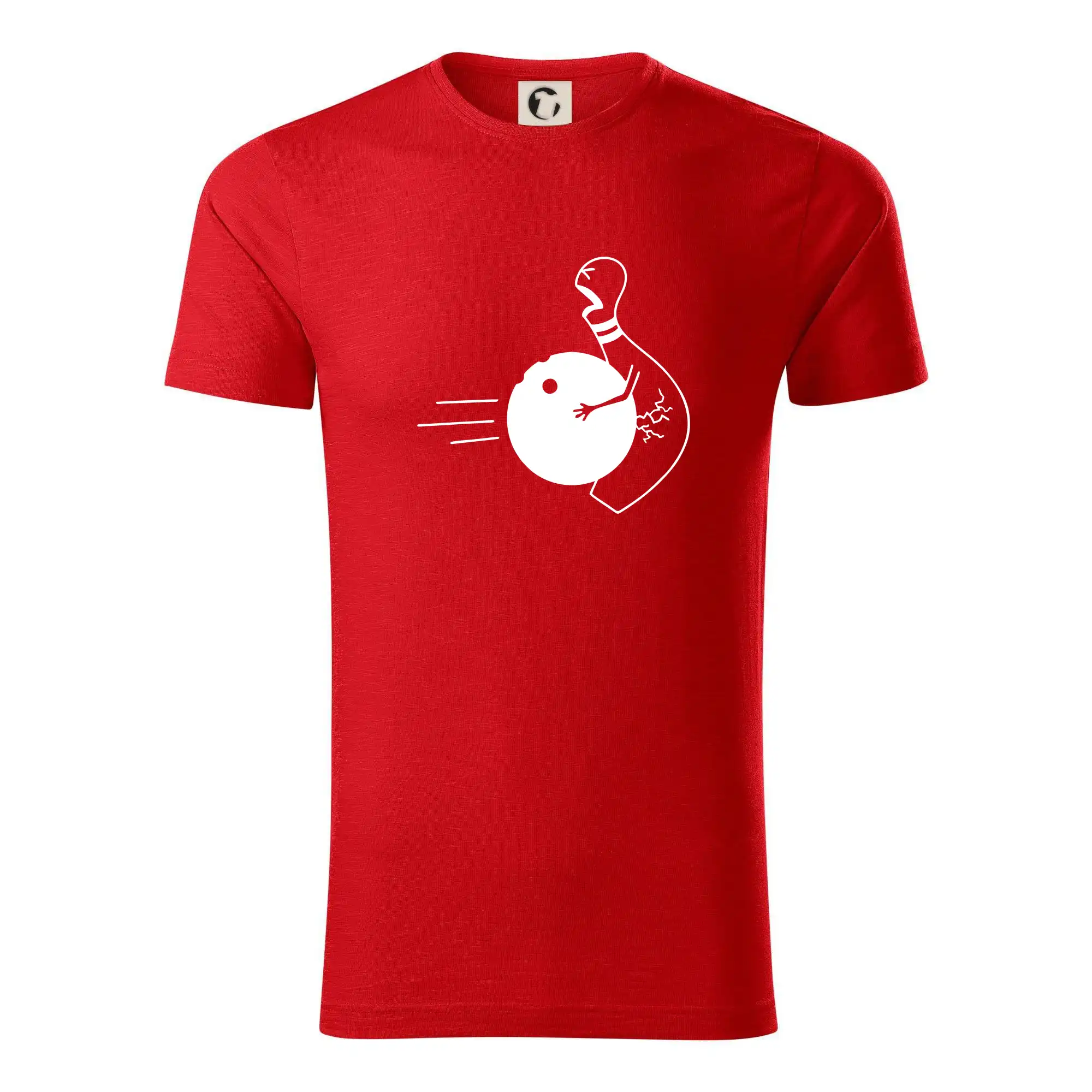 Tričká Bowling - Koule vs kolka - Tričko z organickej bavlny