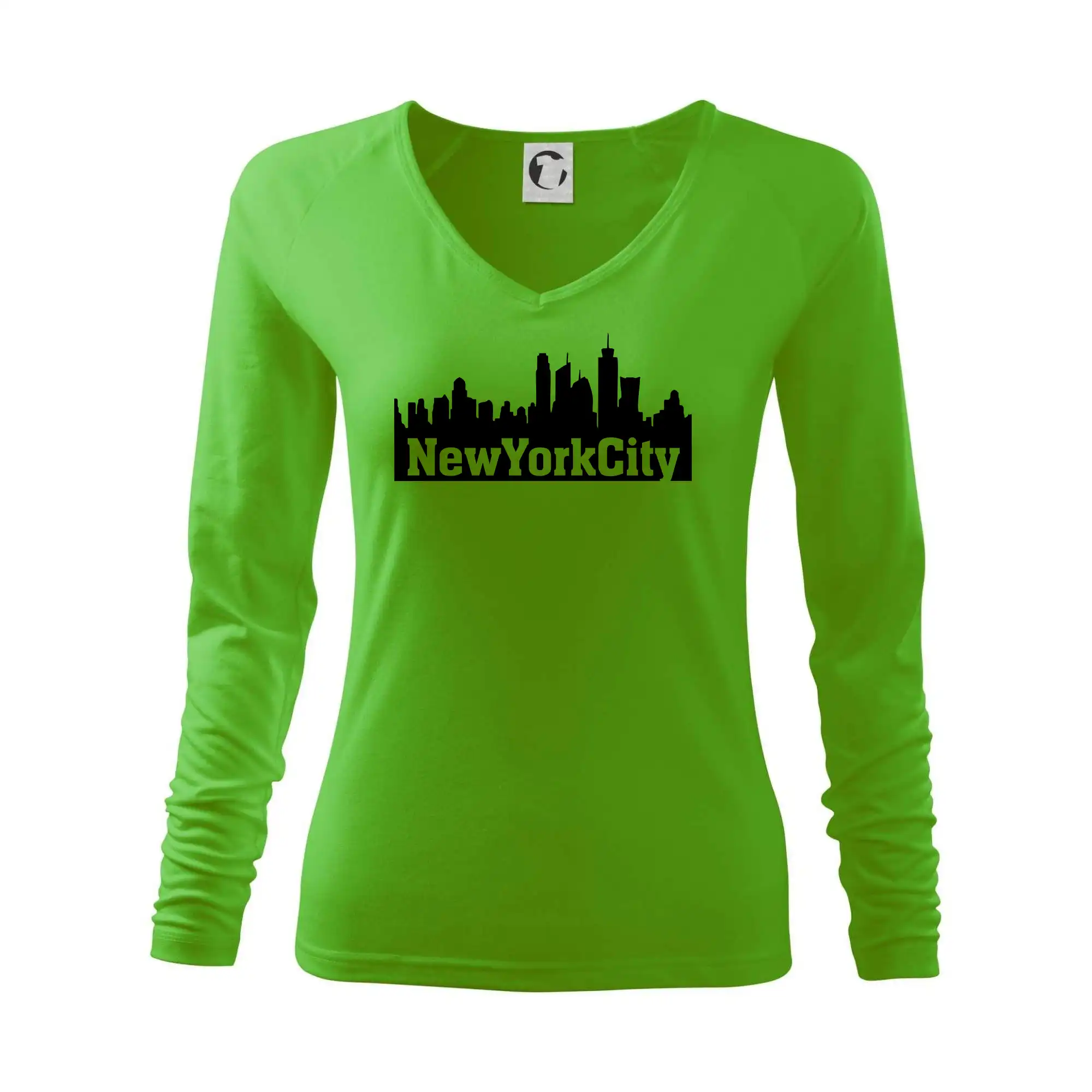Tričká USA - New York City silueta - Tričko dámske Elegance
