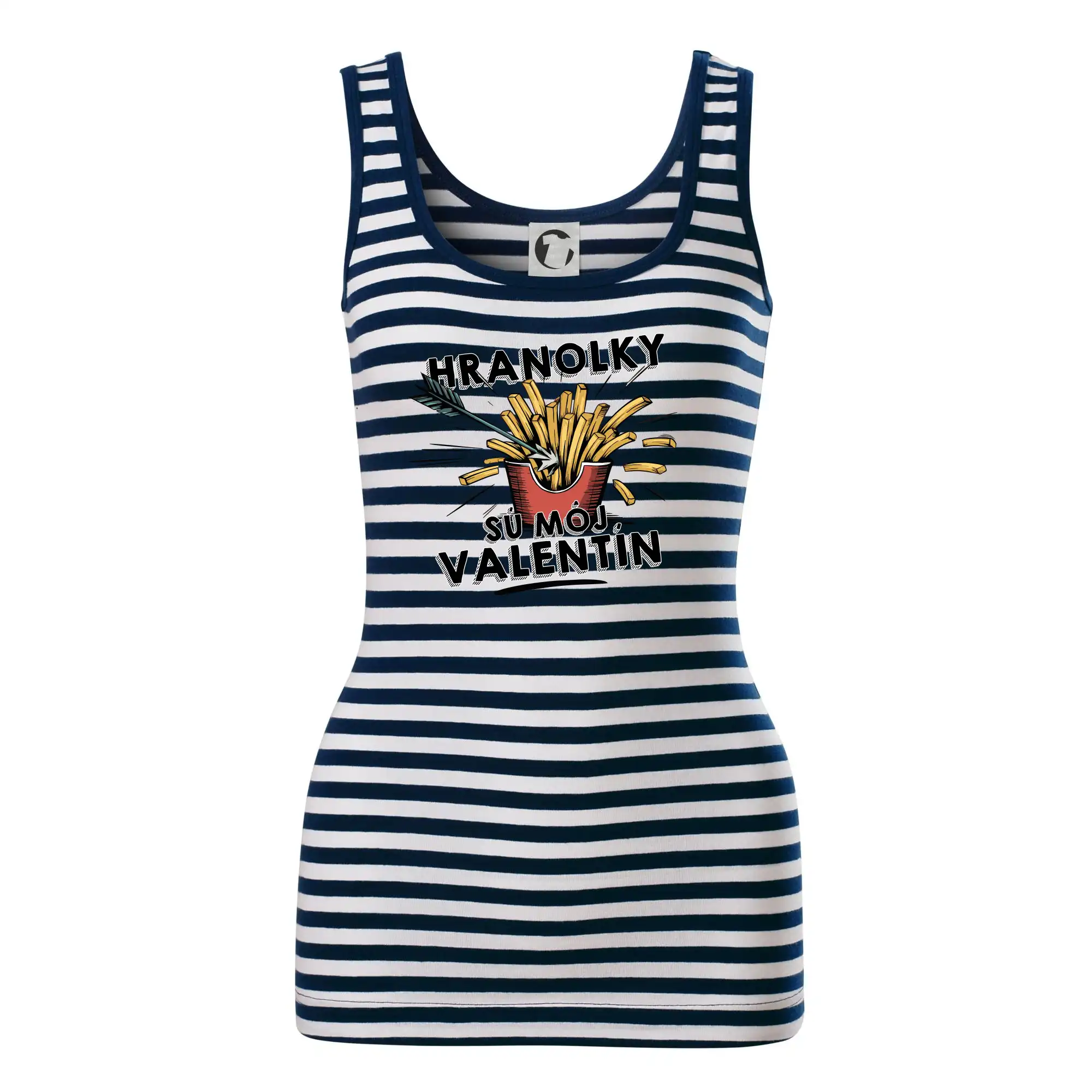 Tričká pre zamilovaných - Hranolky sú môj Valentín - Sailor tielko na vodu