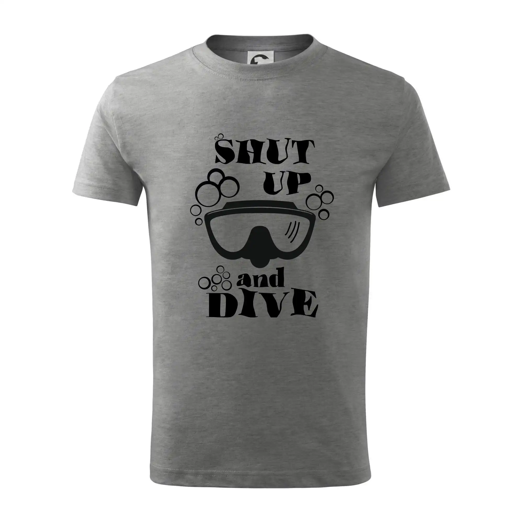 Potápačské tričká - Shut up and dive - Tričko detské bavlnené