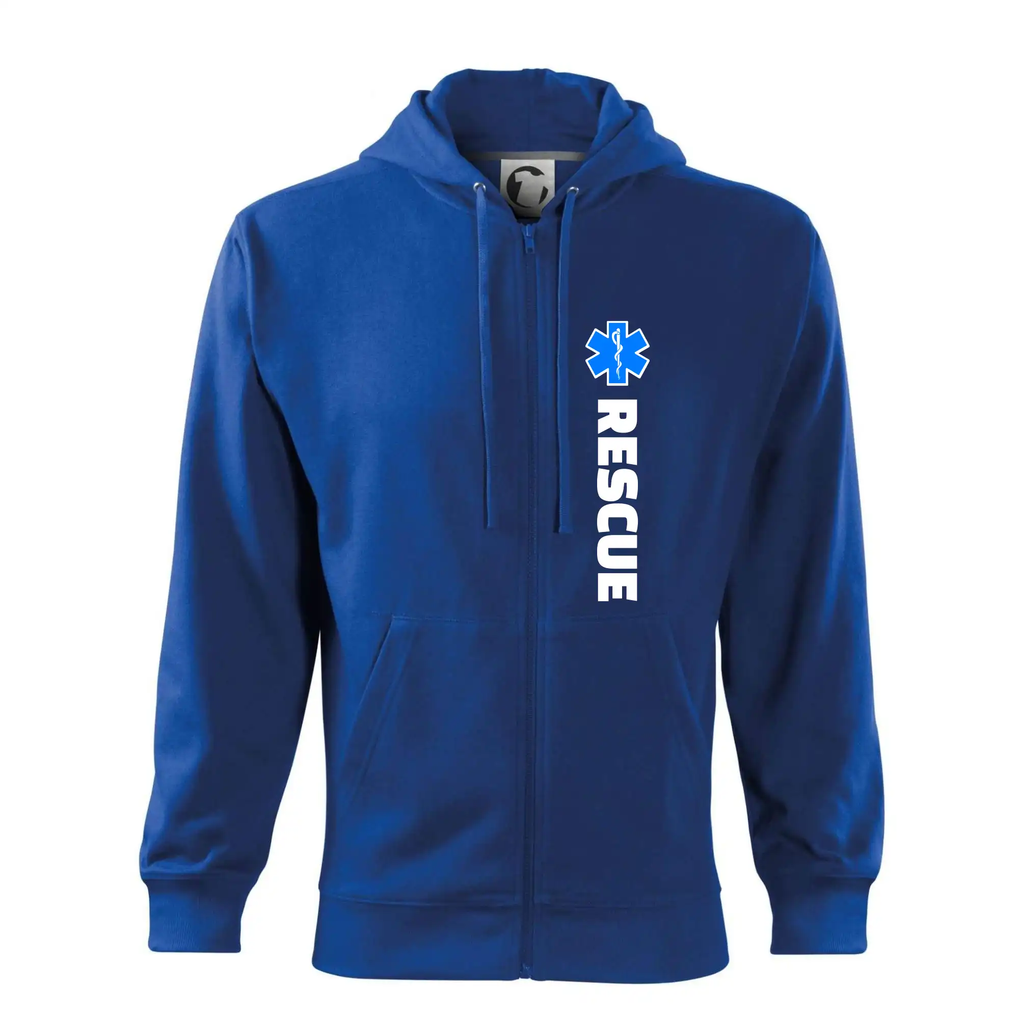 Tričká a mikiny pre záchranárov a lekárov - Kvalitné oblečenie pre zdravotníkov - Rescue - pre záchranárov - Mikina s kapucňou na zips trendy zipper