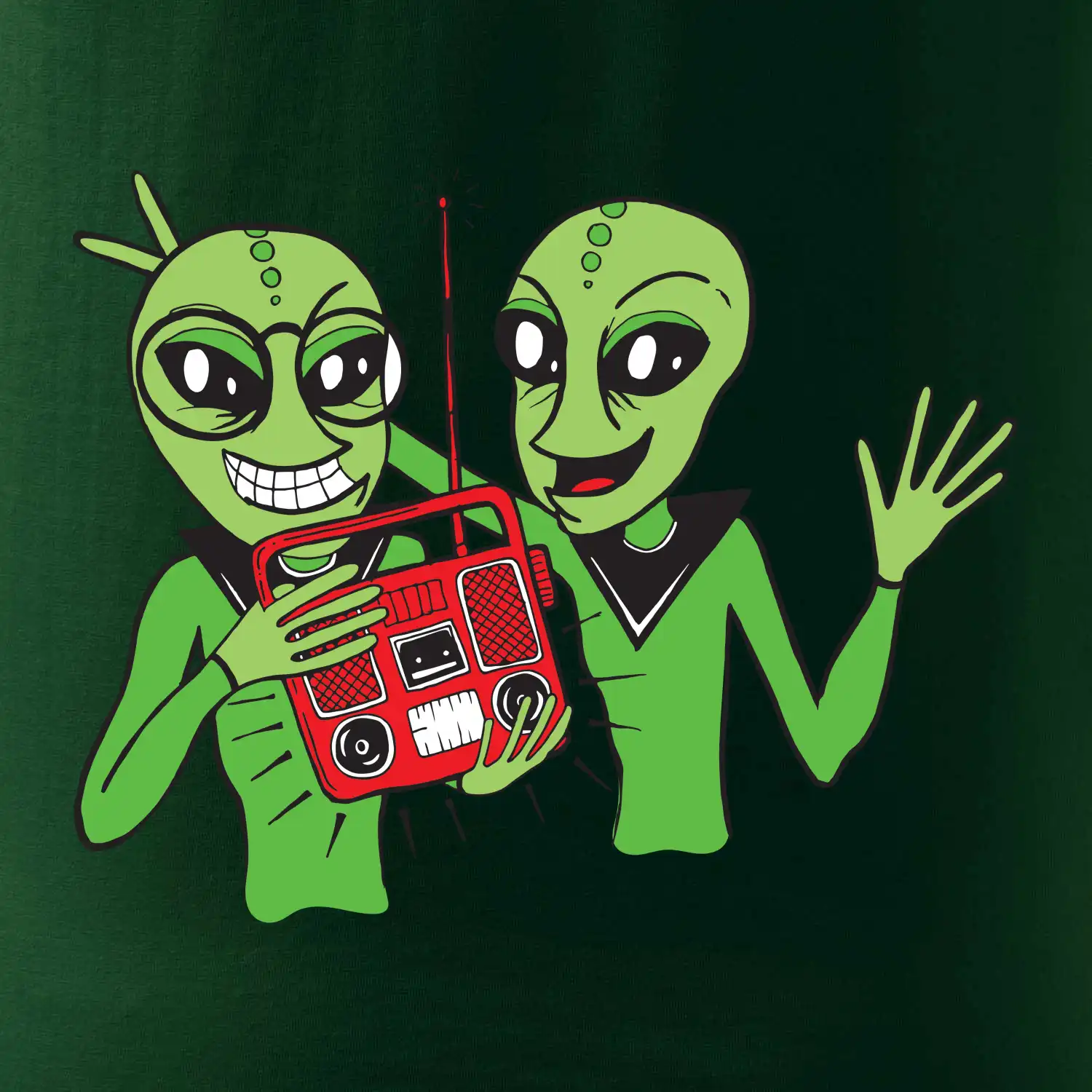 Ufo a rádio (Pecka design)