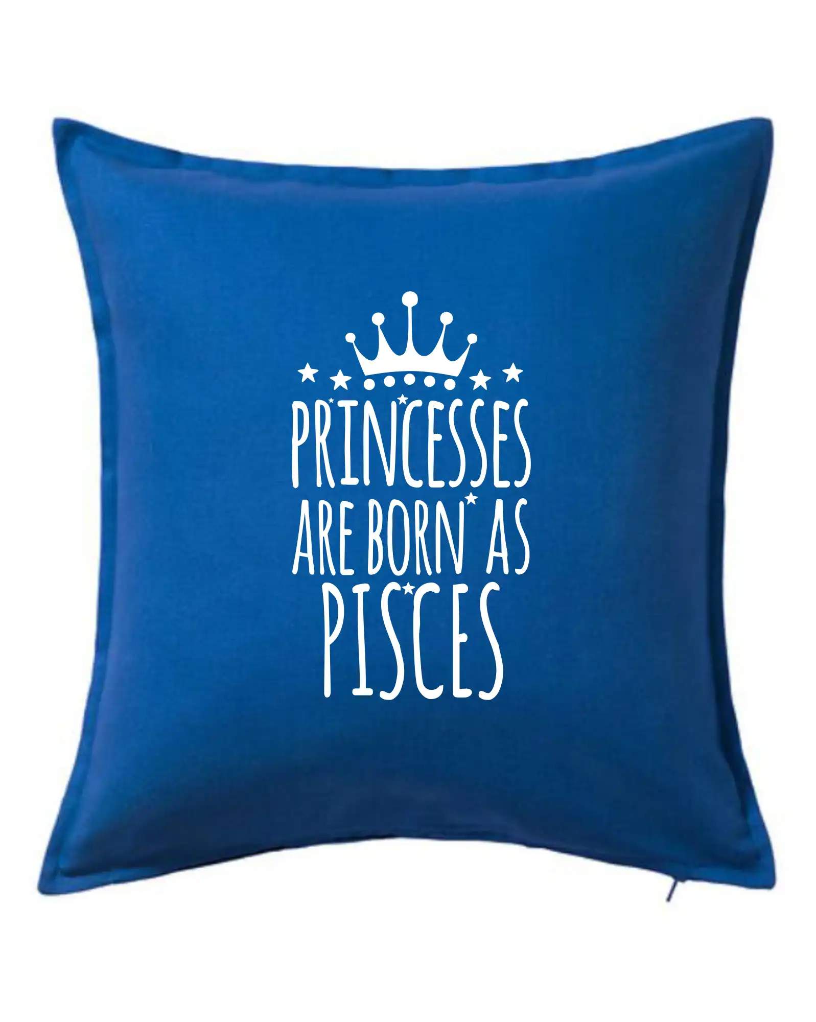 Tričká ryby - Princesses are born as Pisces - Ryby - Vankúš 50x50