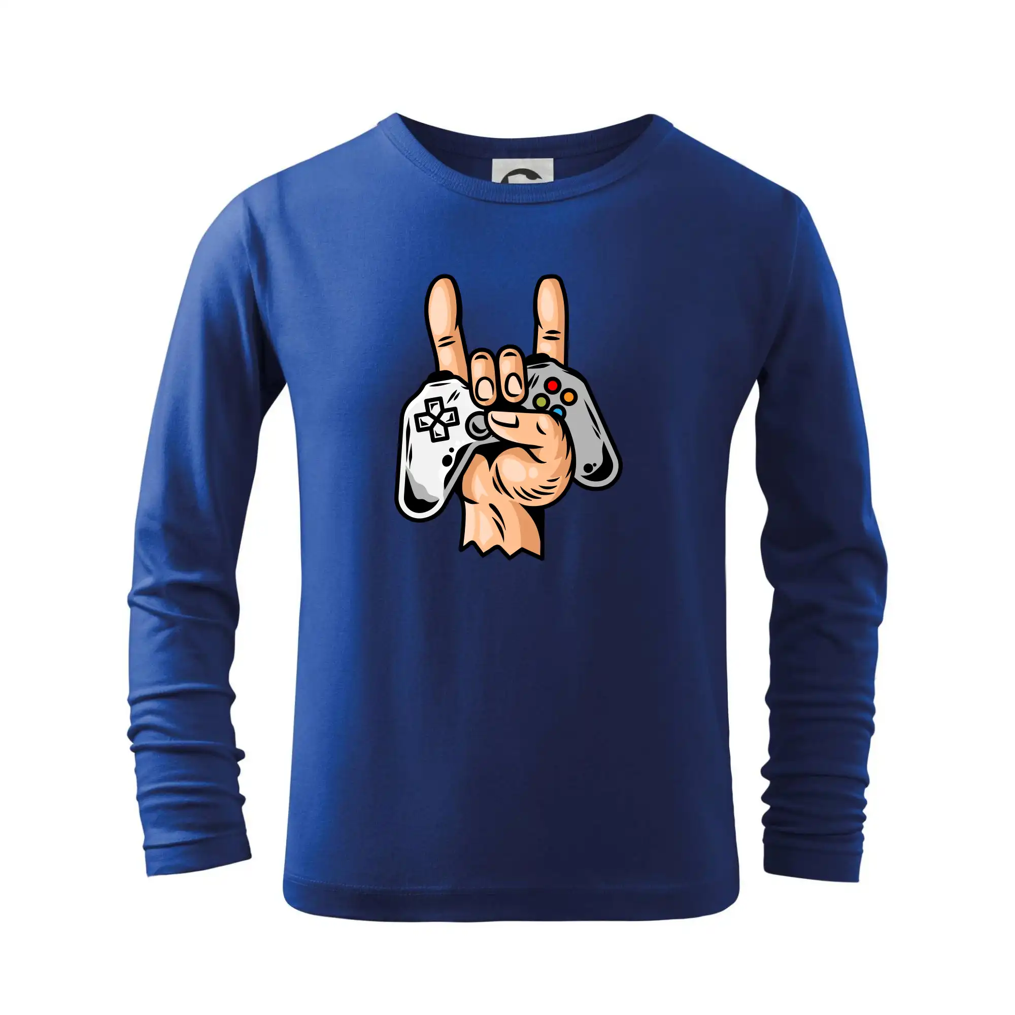 Tričká pre ajťákov - Gamer - gamepad paroháč - Tričko detské Long Sleeve