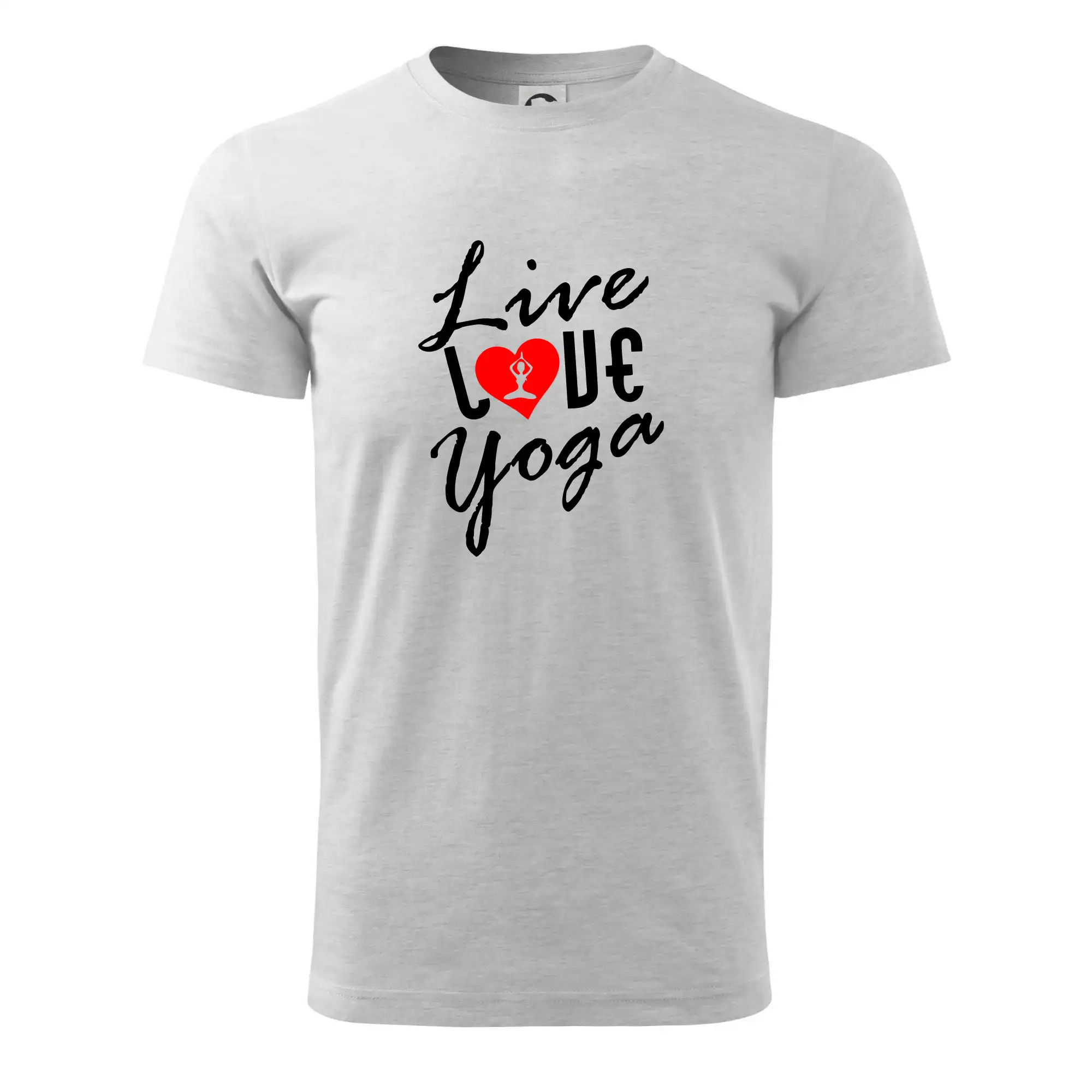 Tričká na jógu - Live Love Yoga - Pánske tričko nižšej gramáže
