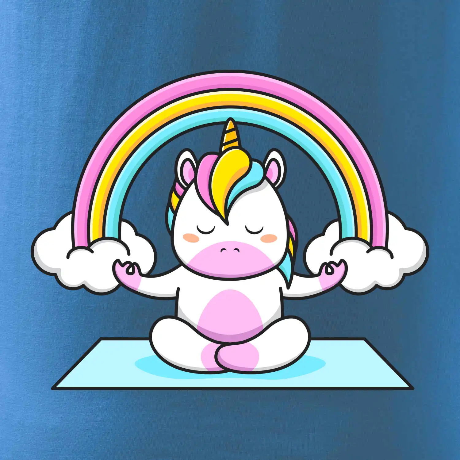 Yoga jednorožec - duha