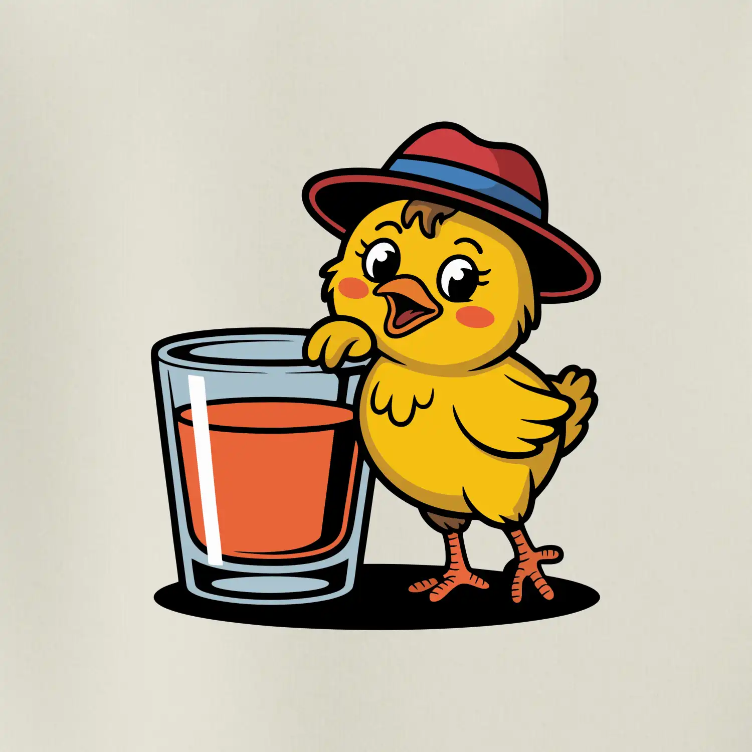Kuřátko a panák