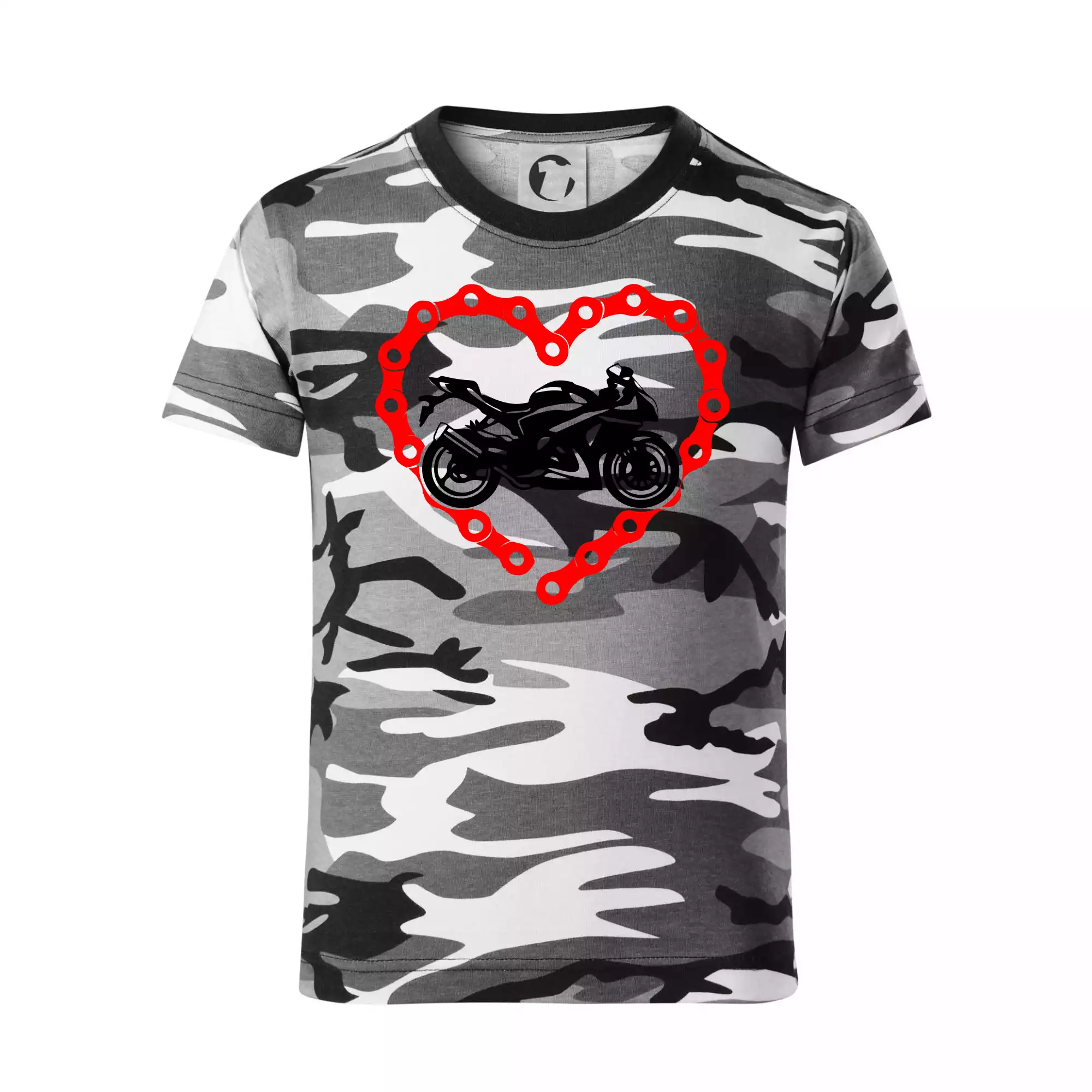 Moto srdce řetěz - silniční