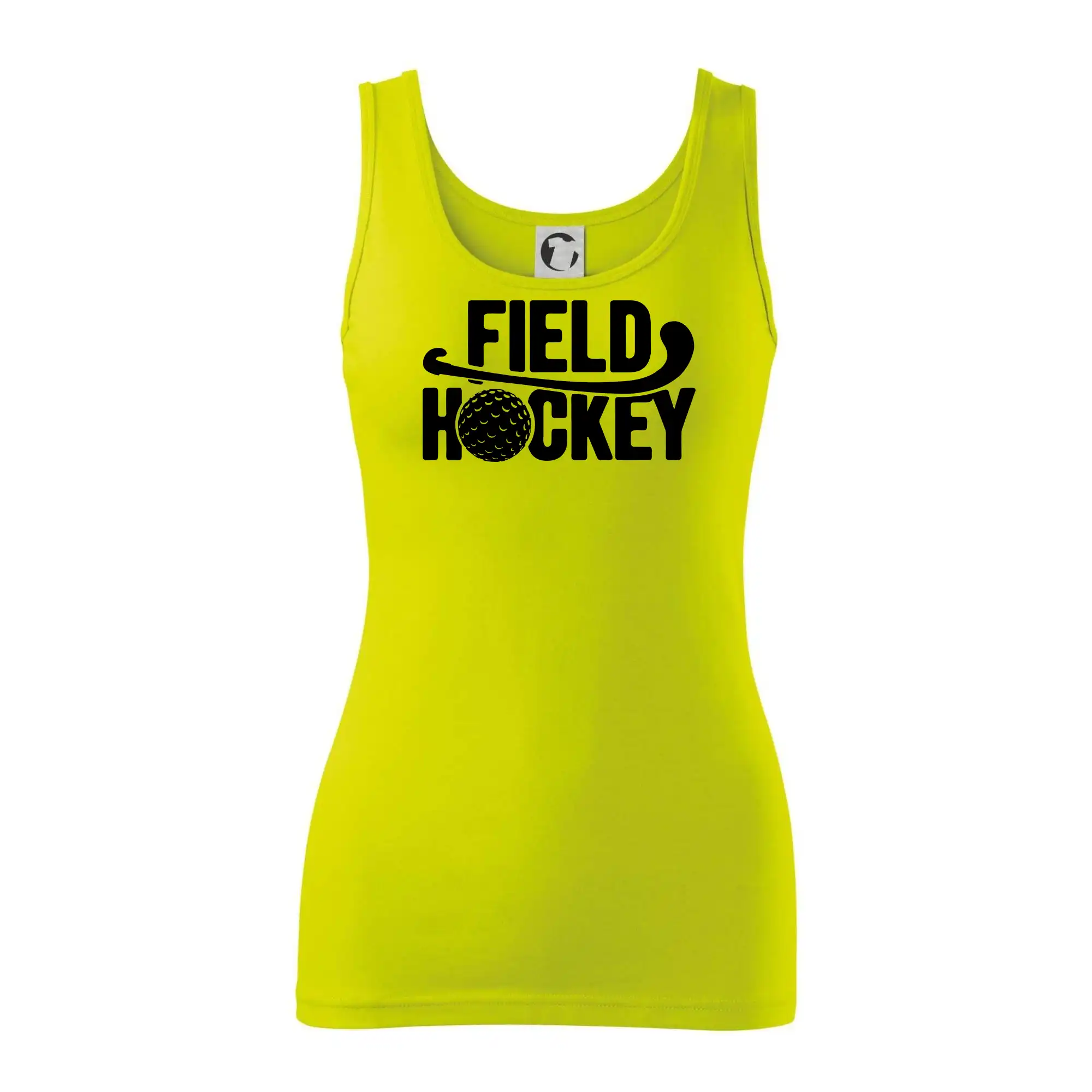 Field hockey míček a nápis