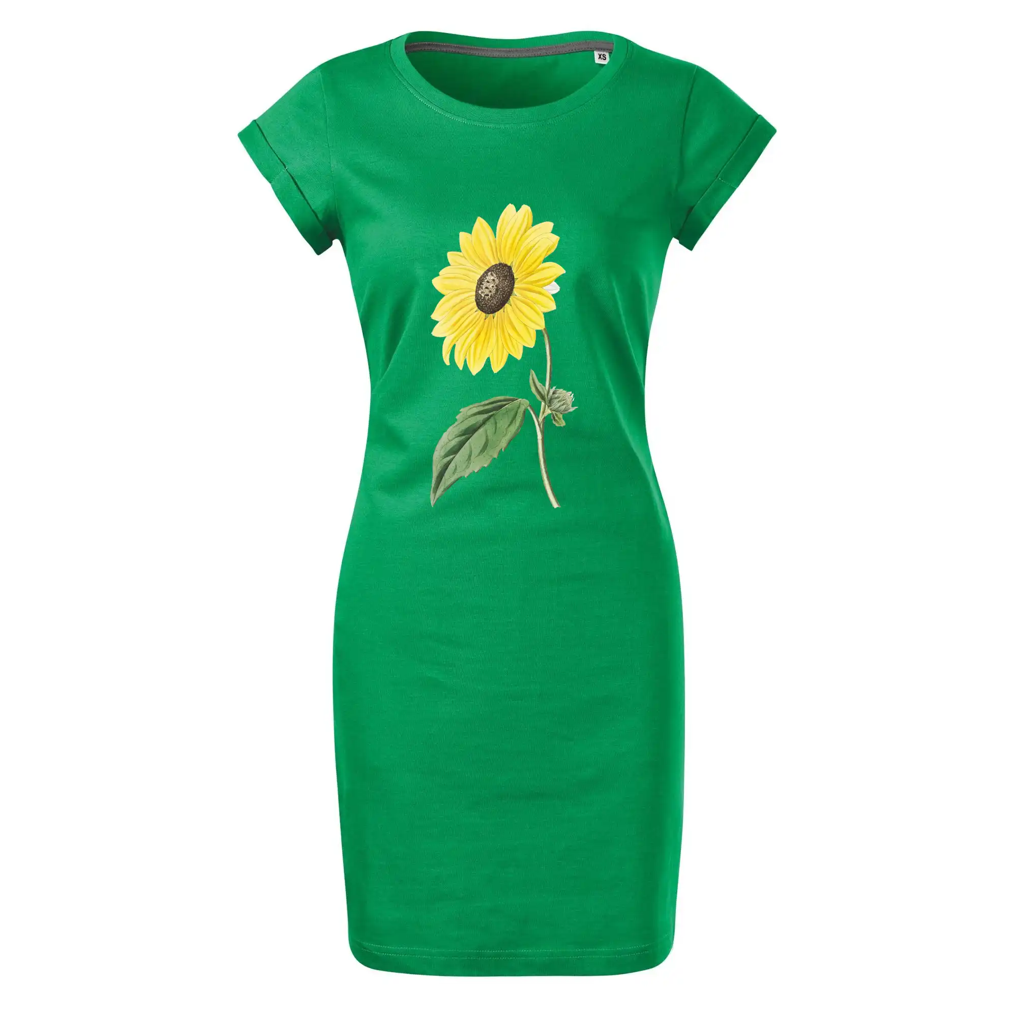 Slunečnice otočená