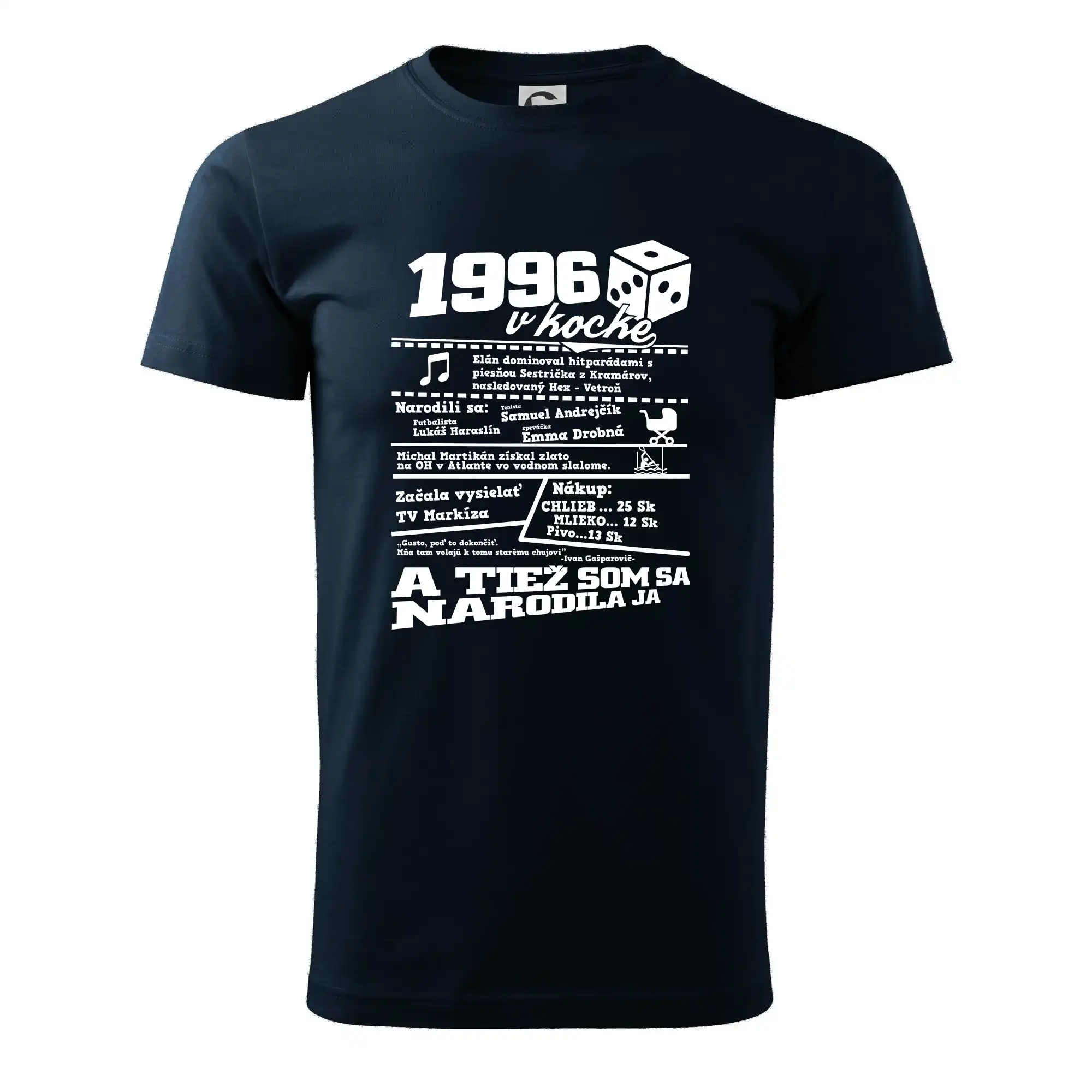 1996 v kocke - Pánske tričko nižšej gramáže