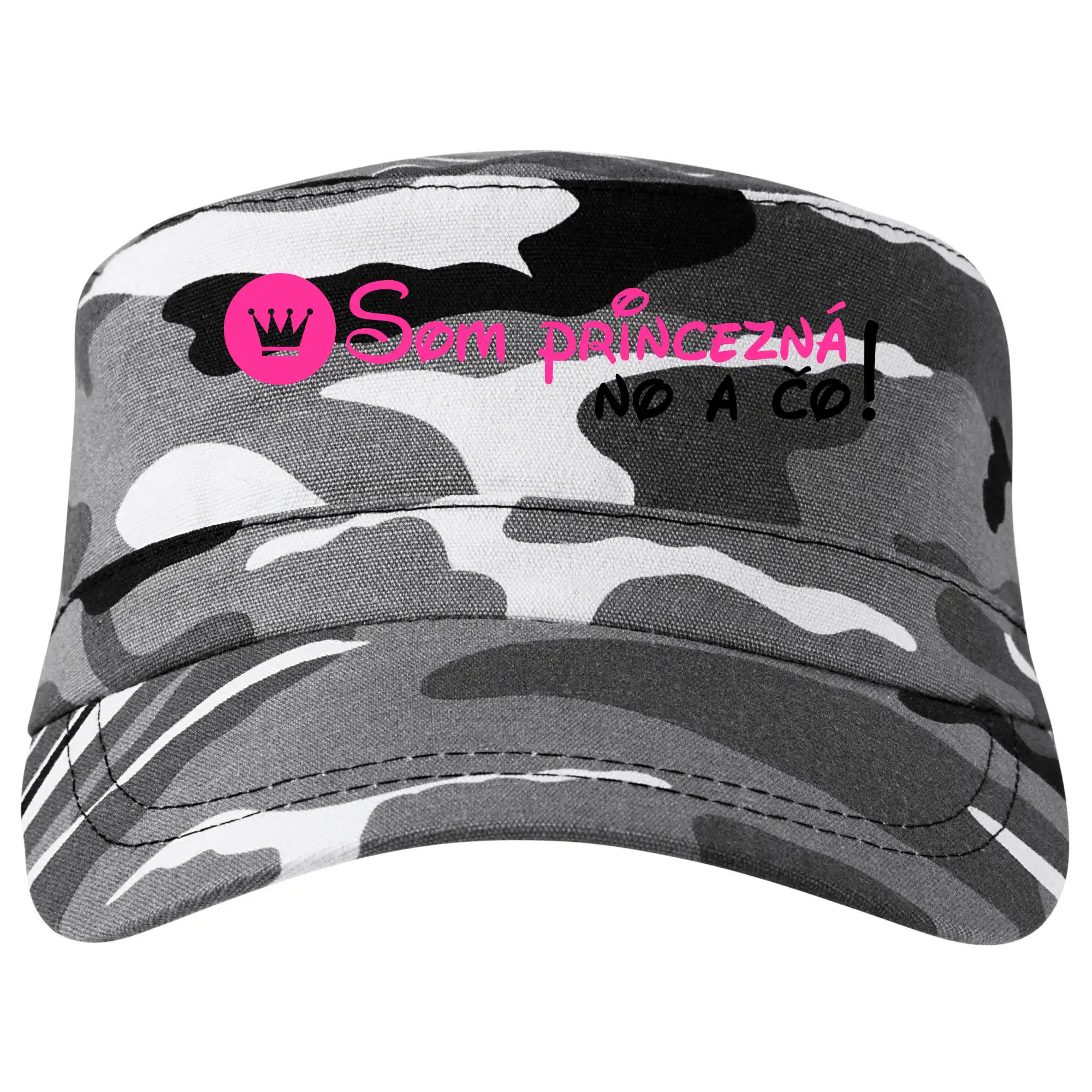 Tričká na párty - Som princezná No a čo! - Šiltovka CAMO