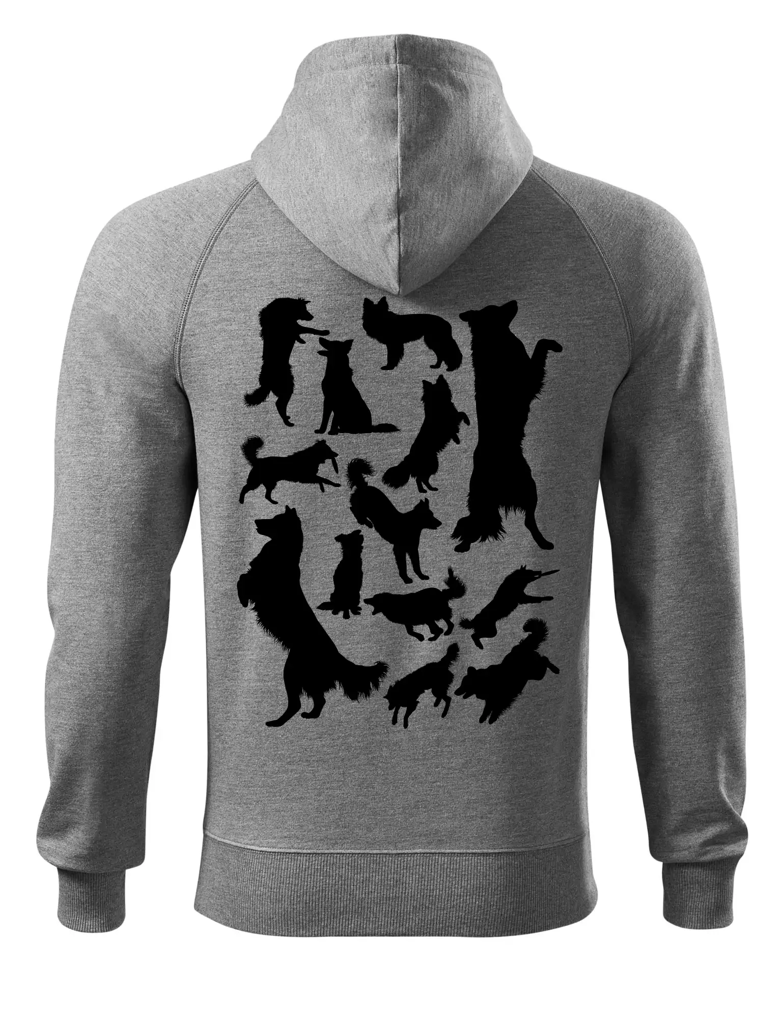 Border kólia siluety