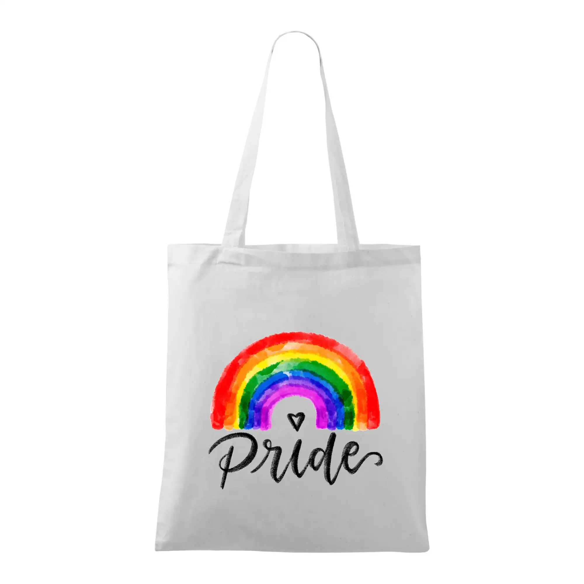 Tričká pre LGBT a Queer komunitu - Dúha pride kreslená - Taška bavlnená