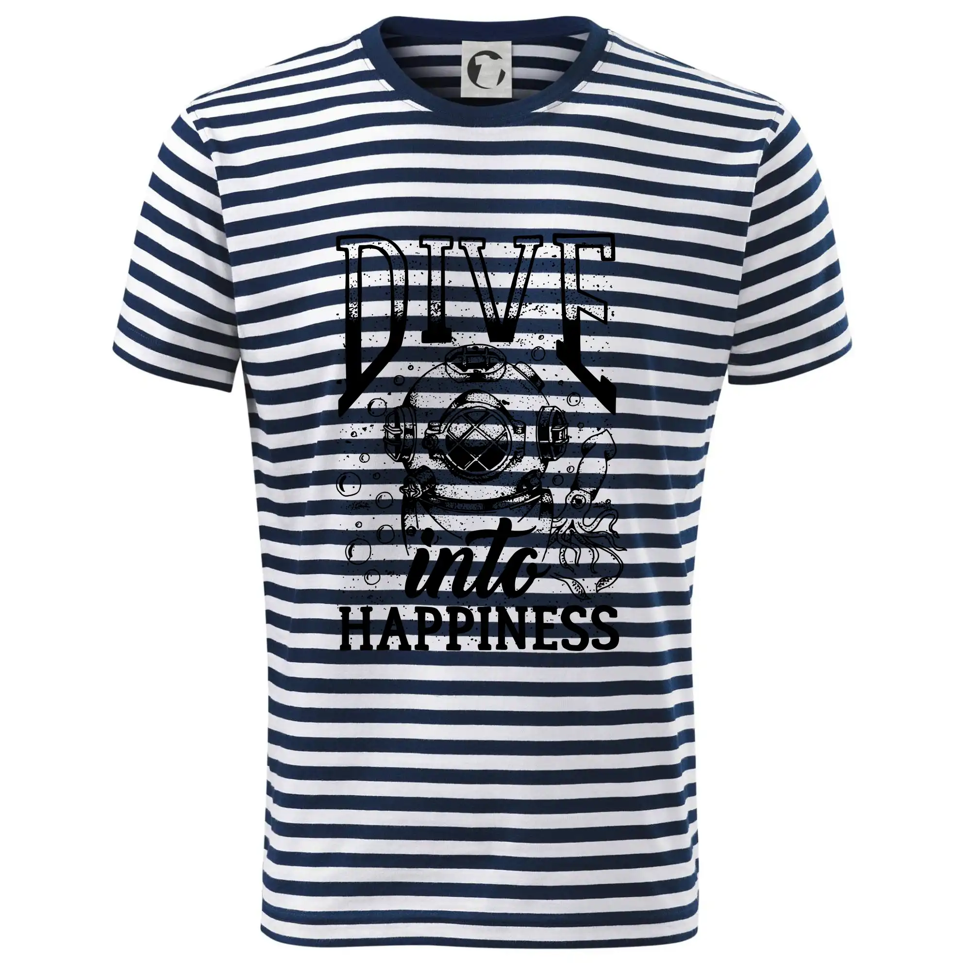 Potápačské tričká - Dive into happinness - Tričko na vodu