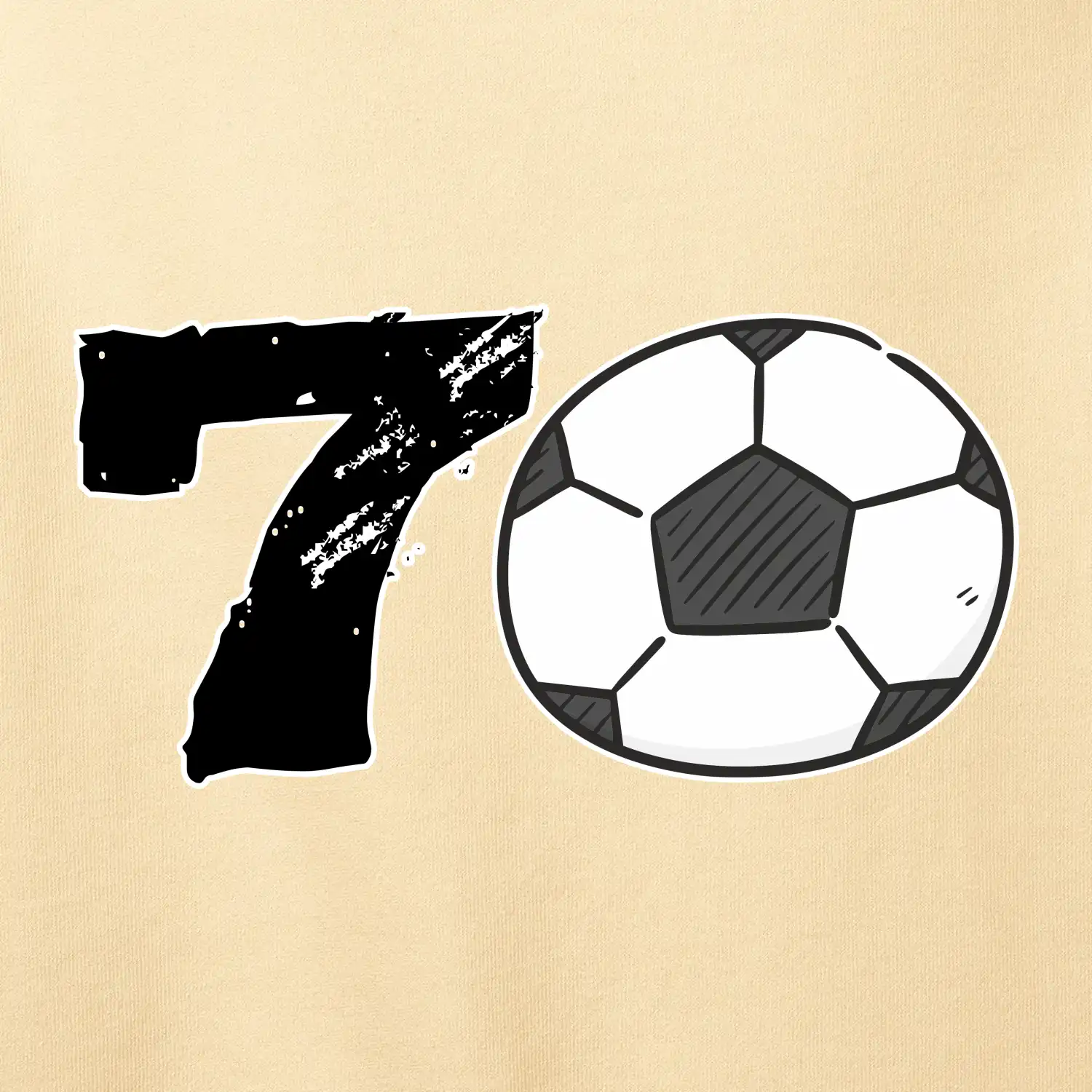 Fotbal kulaté narozeniny 70