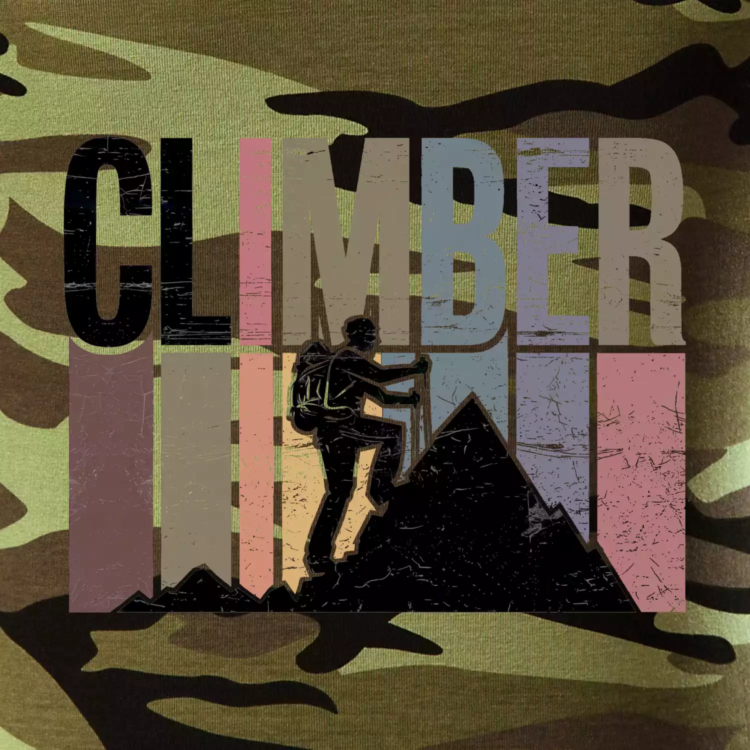 Climber - pruhy barevné