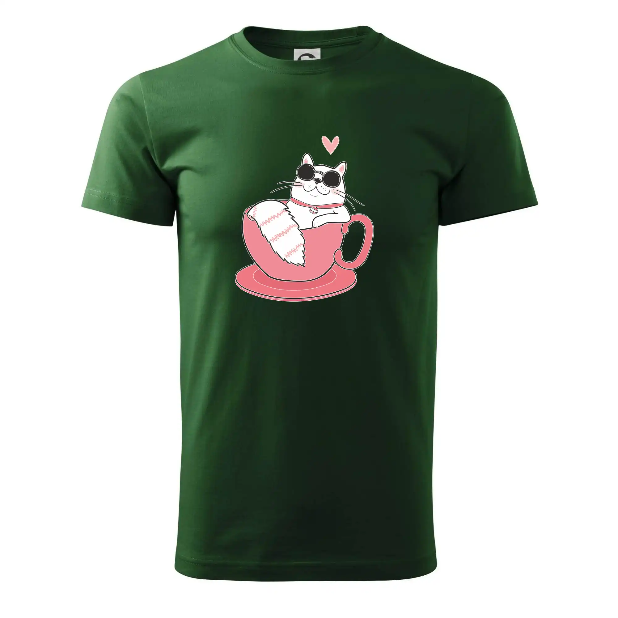 Hustá kočka v hrníčku