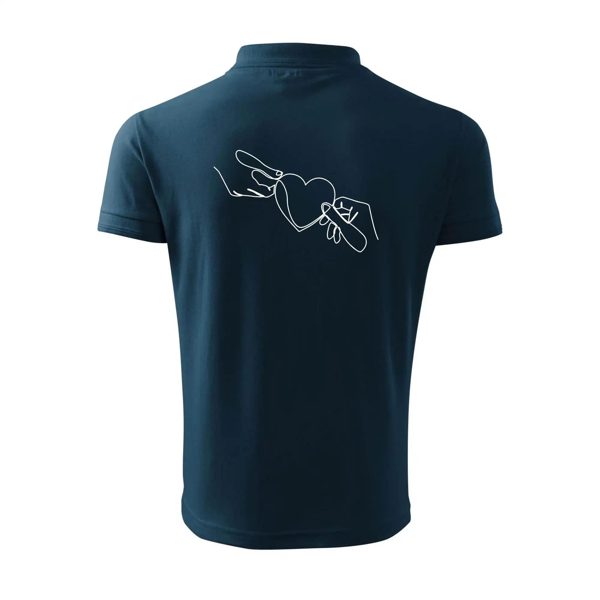 Dvě ruce a srdce jedním tahem