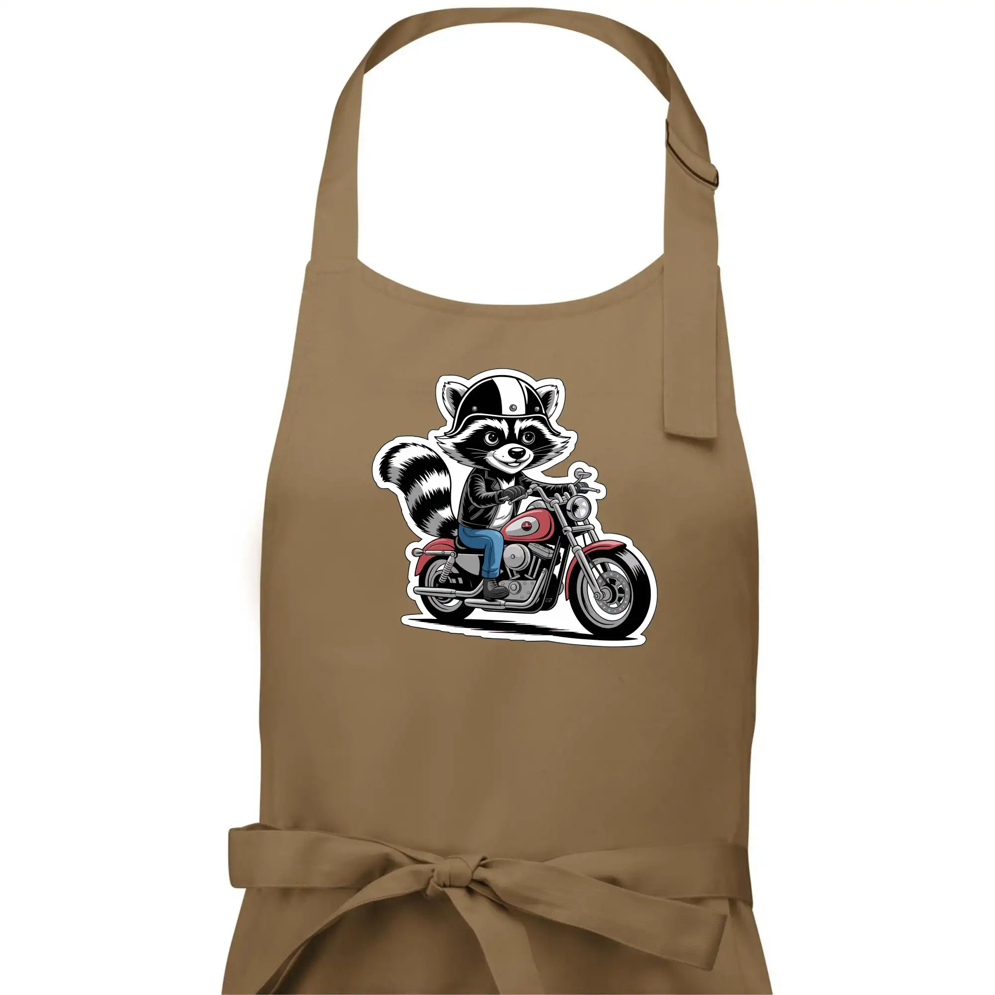 Mýval na motorce kreslený