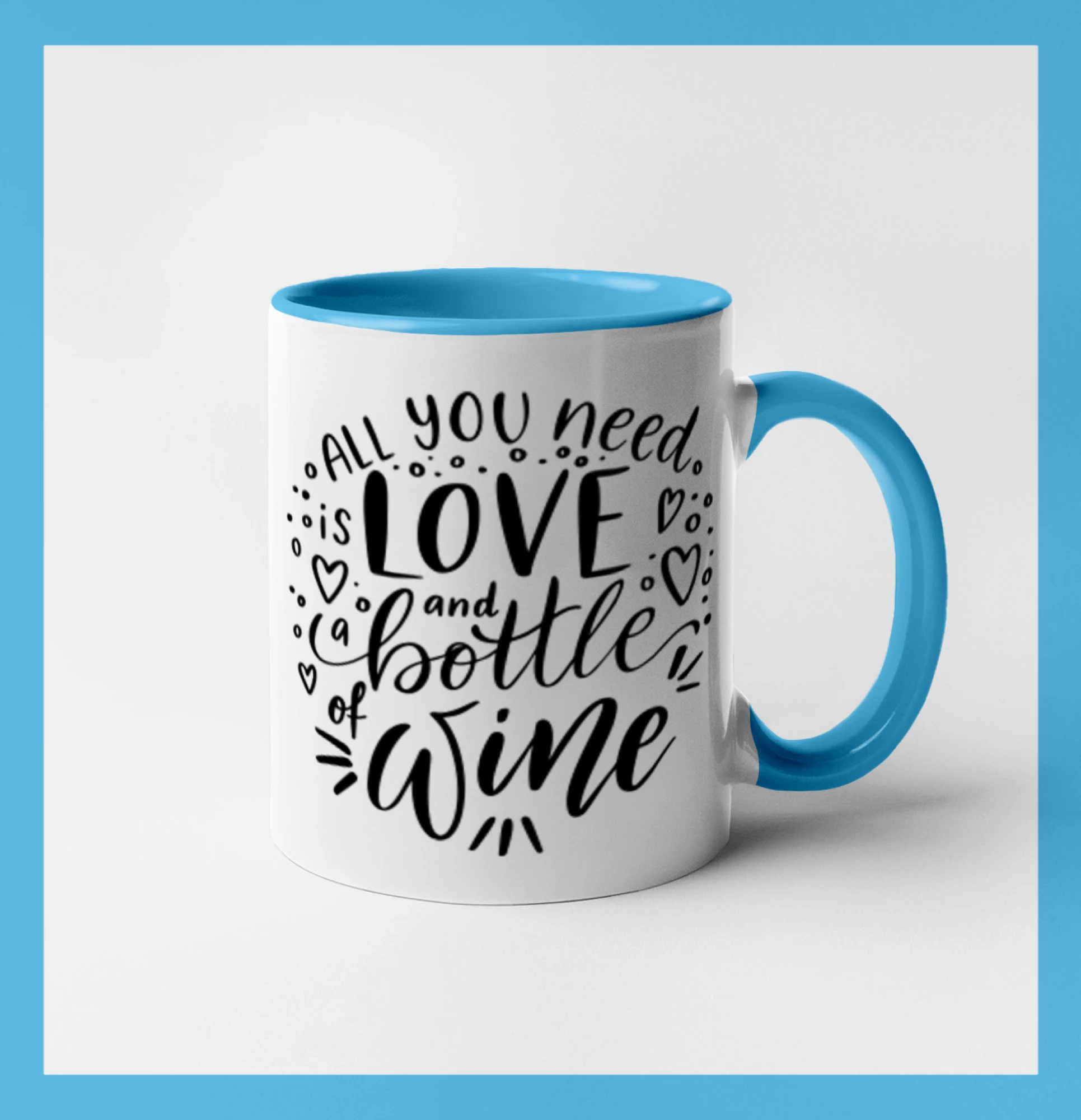 All you need is love and bottle of wine