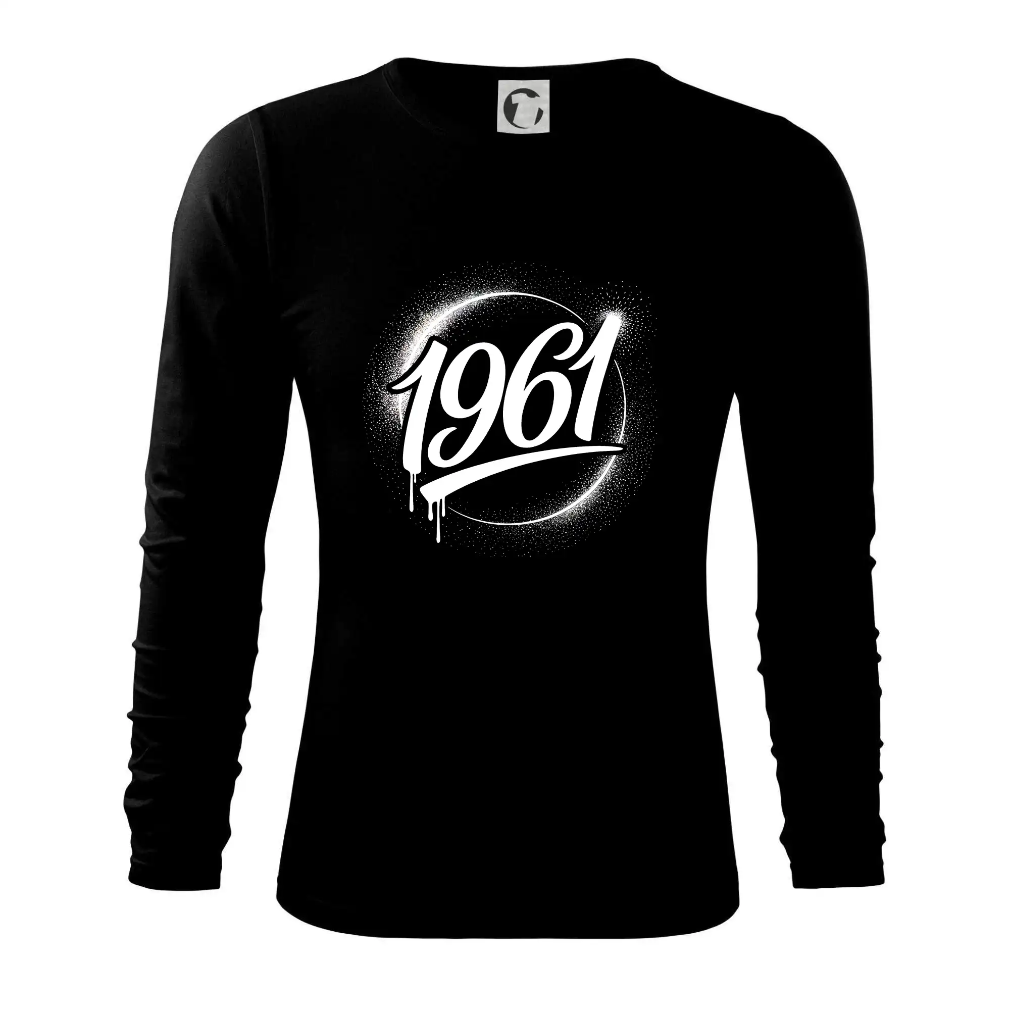 Trička s ročníkom 1961 - Narodeninový ročník graffiti 1961 - Tričko s dlhým rukávom FIT-T long sleeve