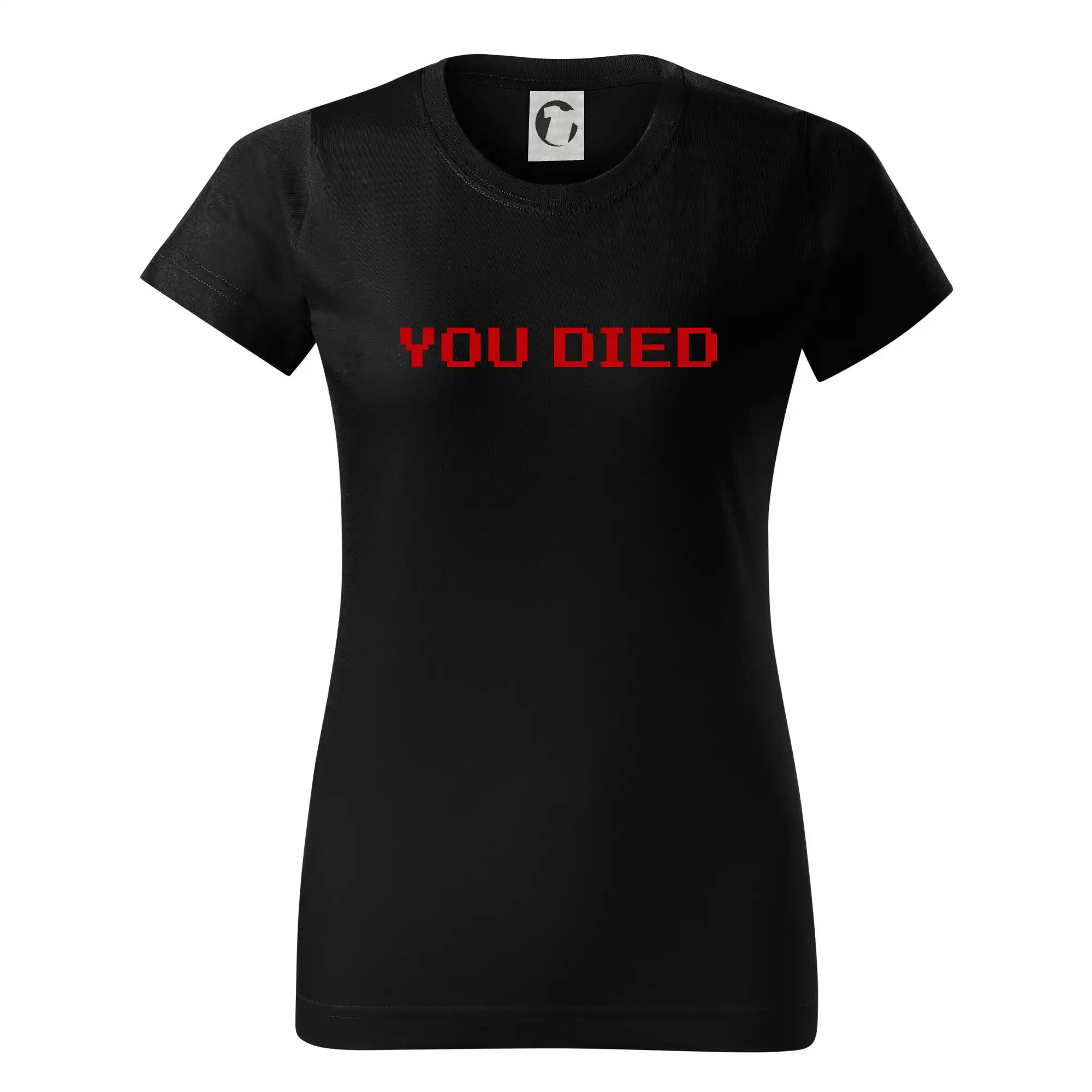 Tričká pre ajťákov - You Died - Dámske tričko basic - ľahko voľnejšie a dlhšie