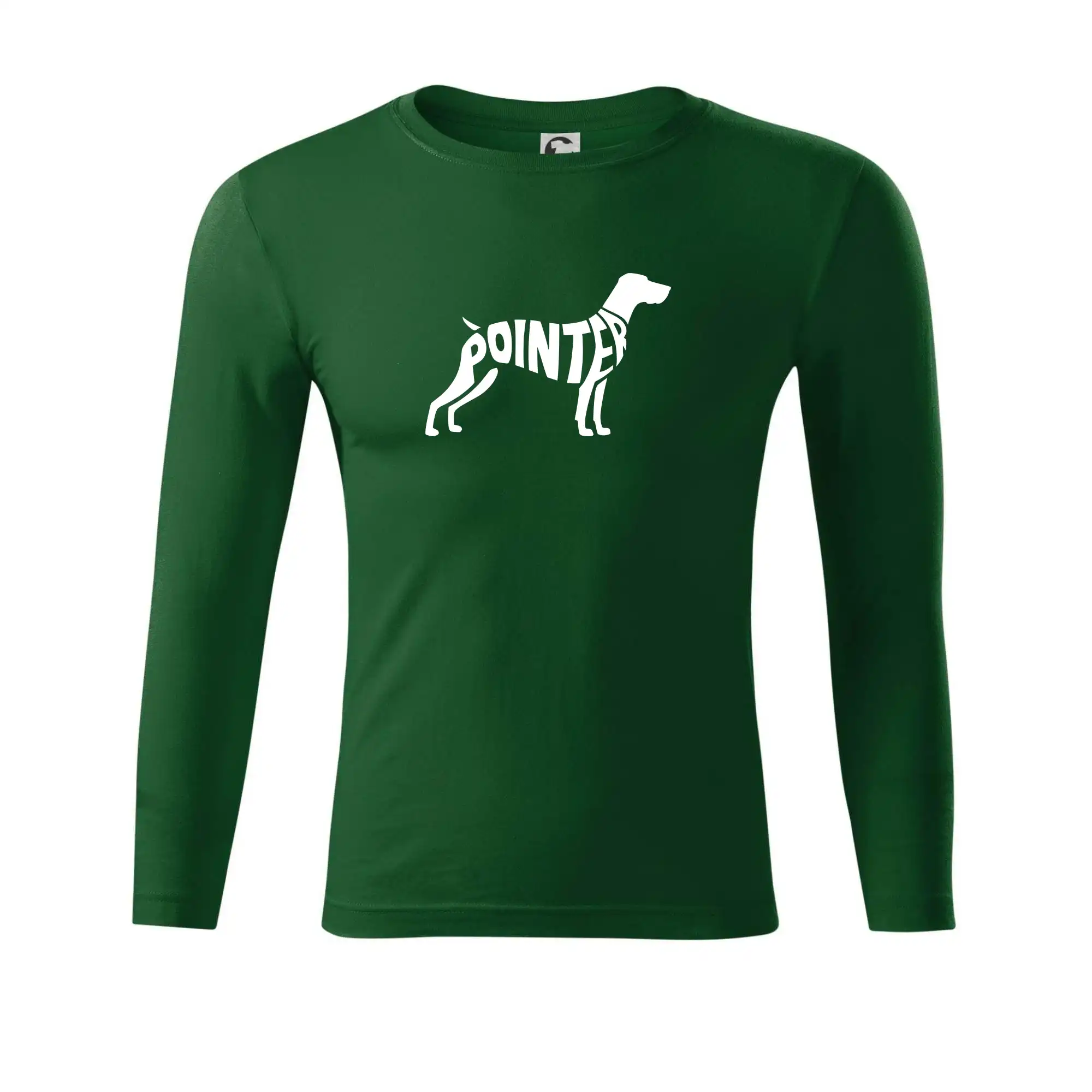 Ostatné psie plemená - Pointer nápis v tele - Tričko Progress s dlhým rukávom