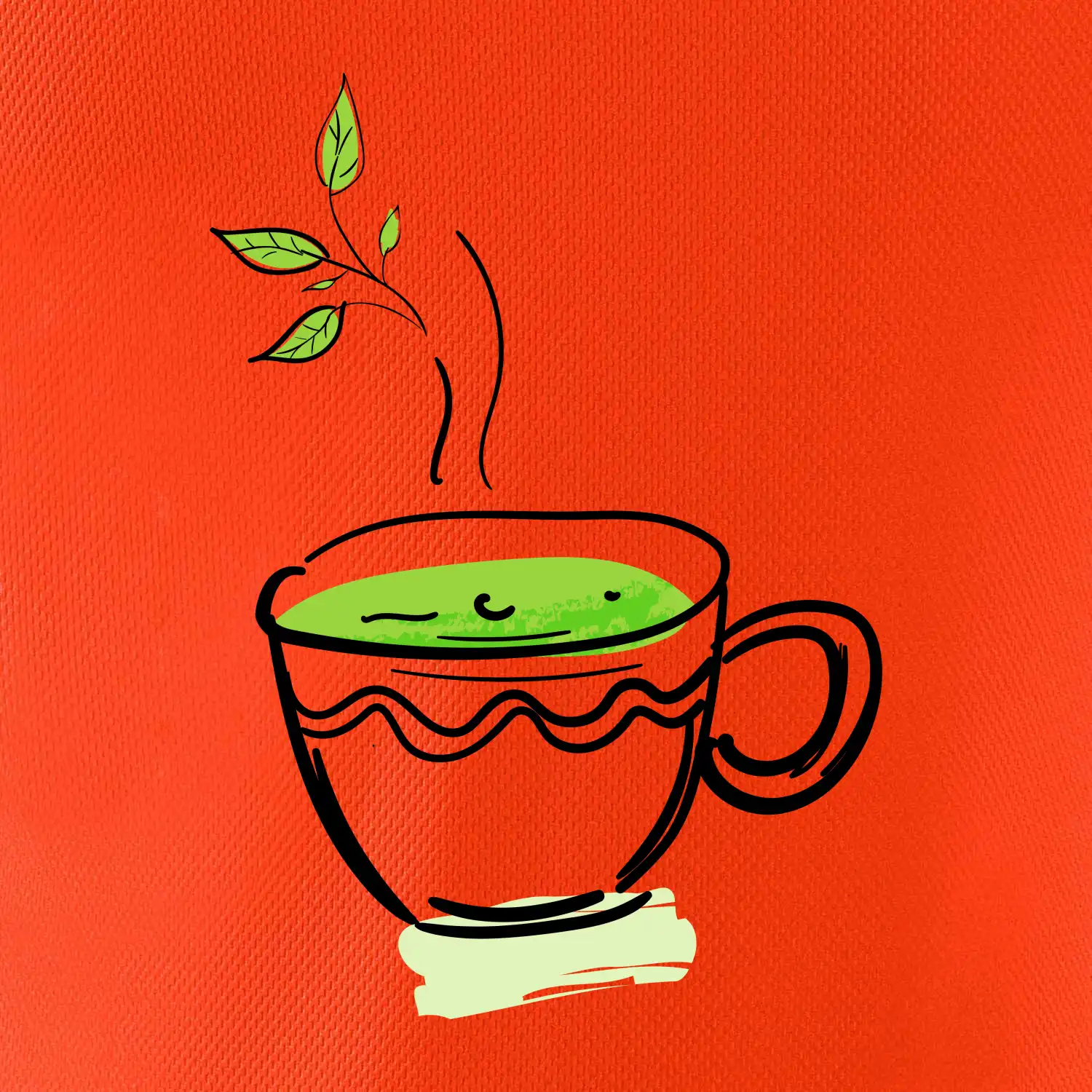 Hot matcha