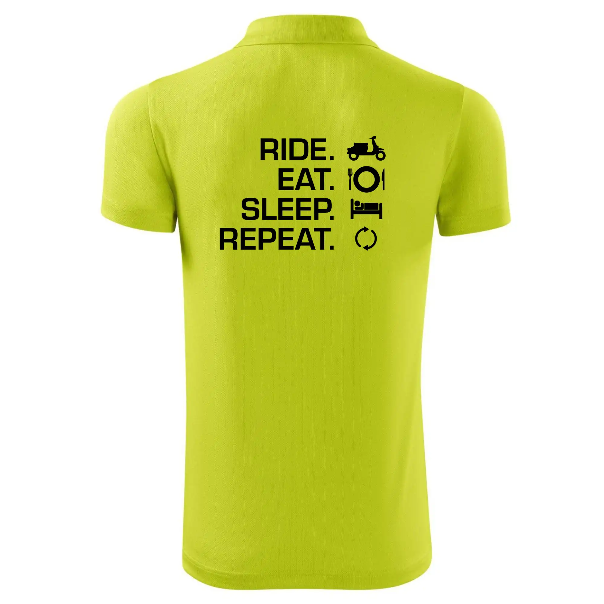 Ride Eat Sleep Repeat moto skútr