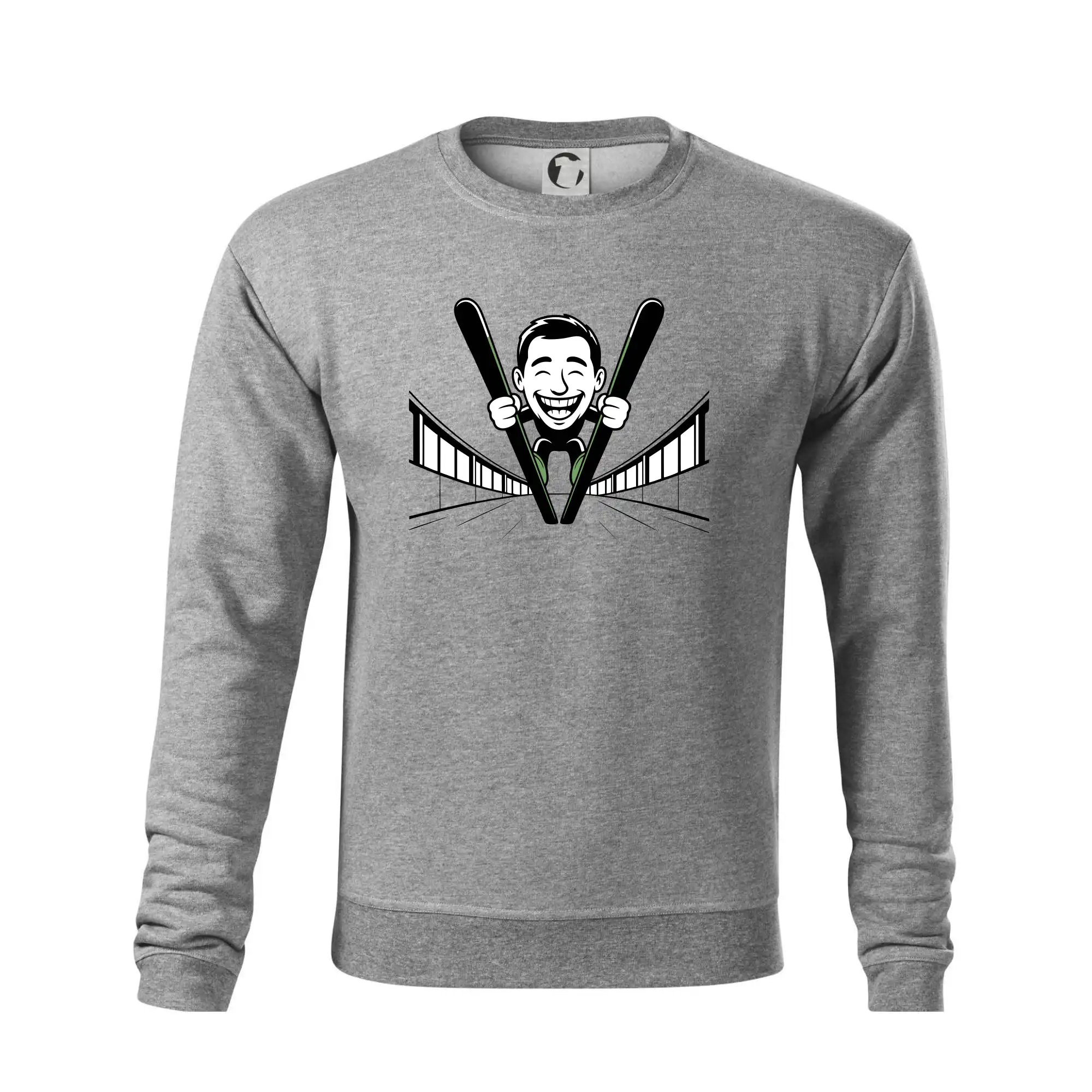 Vysmátý kreslený skokan