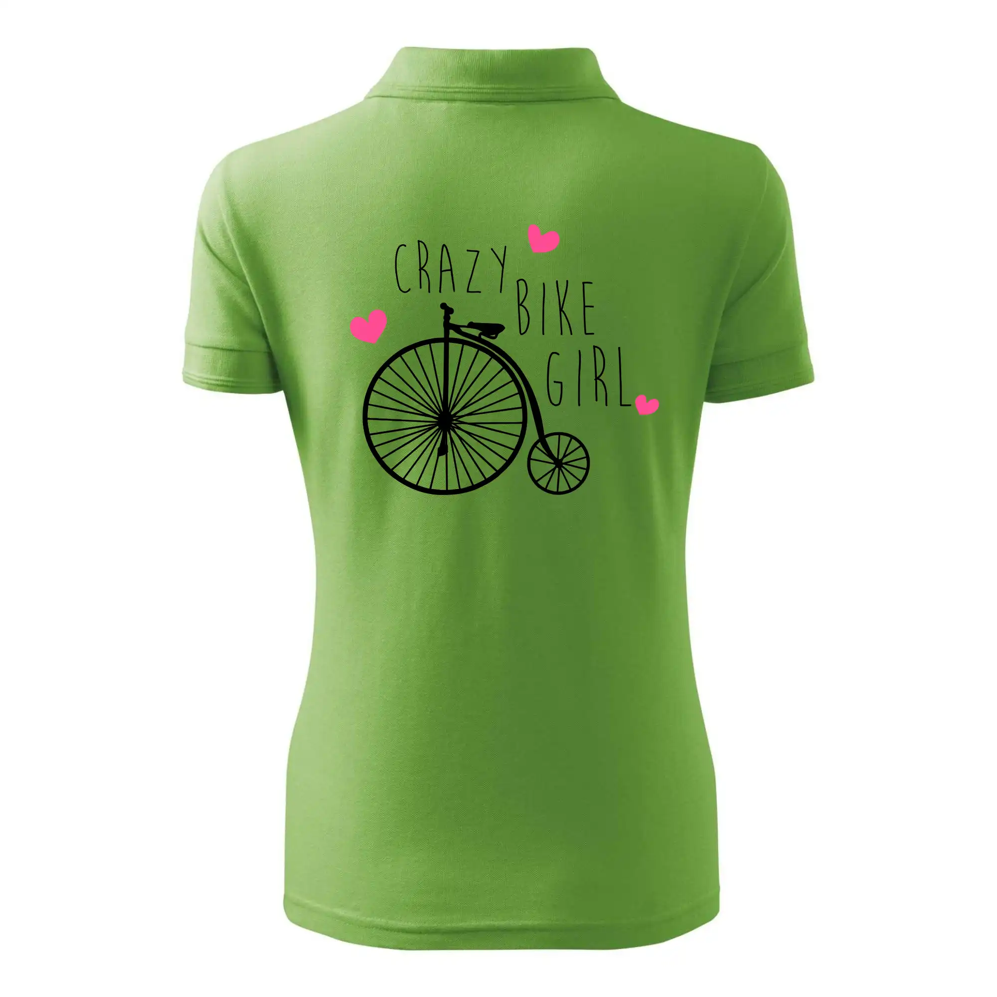 Crazy bike girl