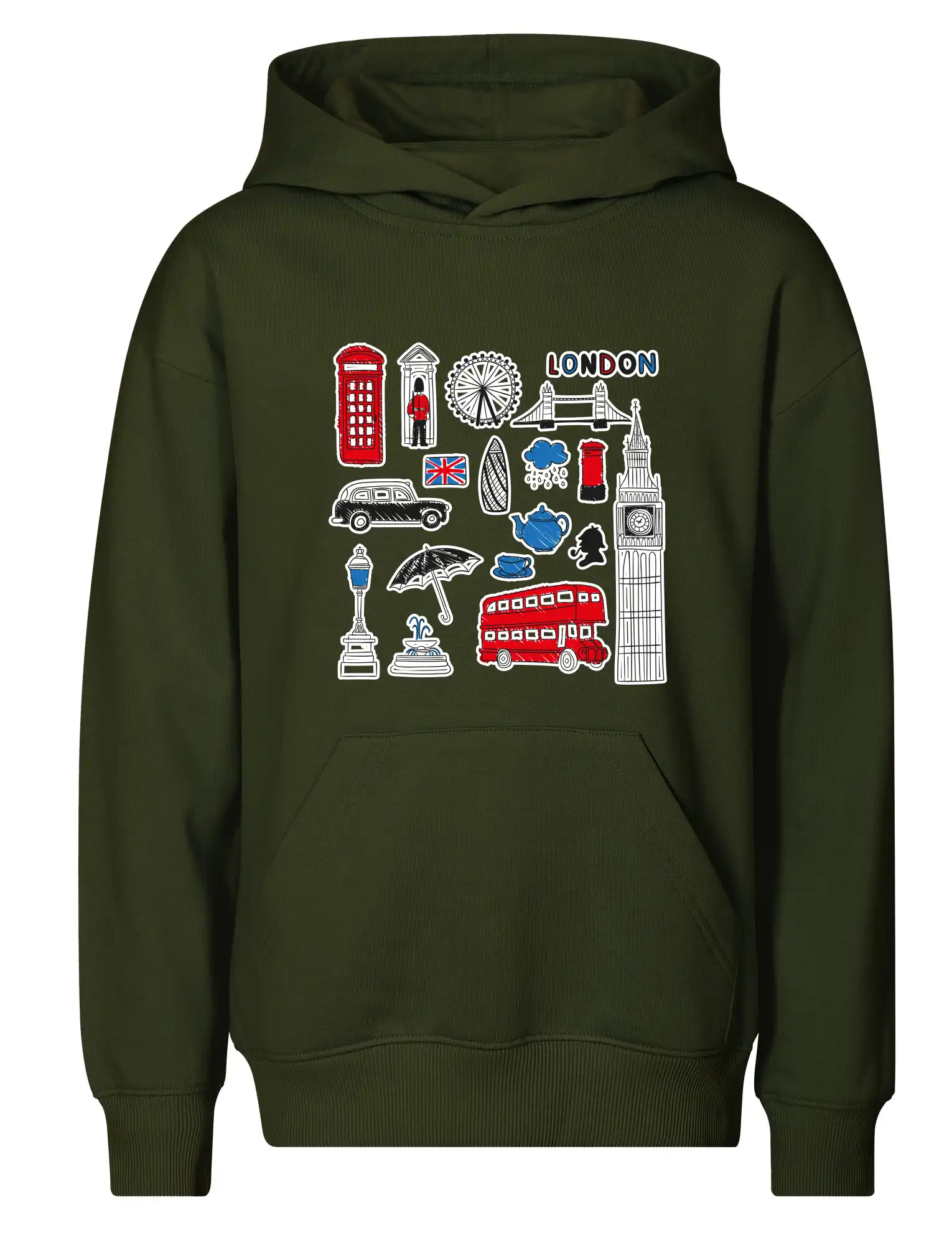 Velká Británie - kreslené ikonky