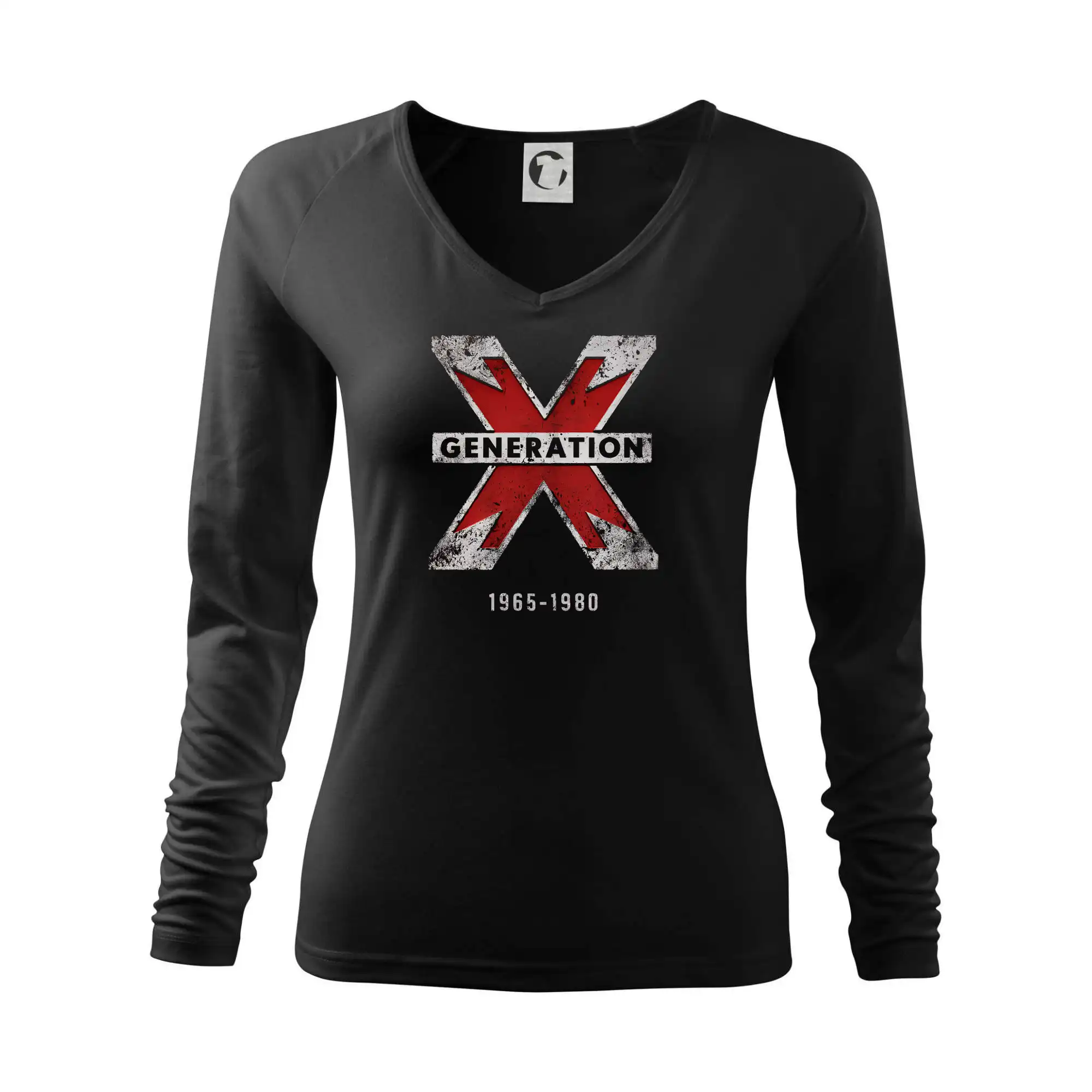 Tričká s motívmi ktoré frčia na internete - Generace X (Gen X) - X 1965 - 1980 - Tričko dámske Elegance