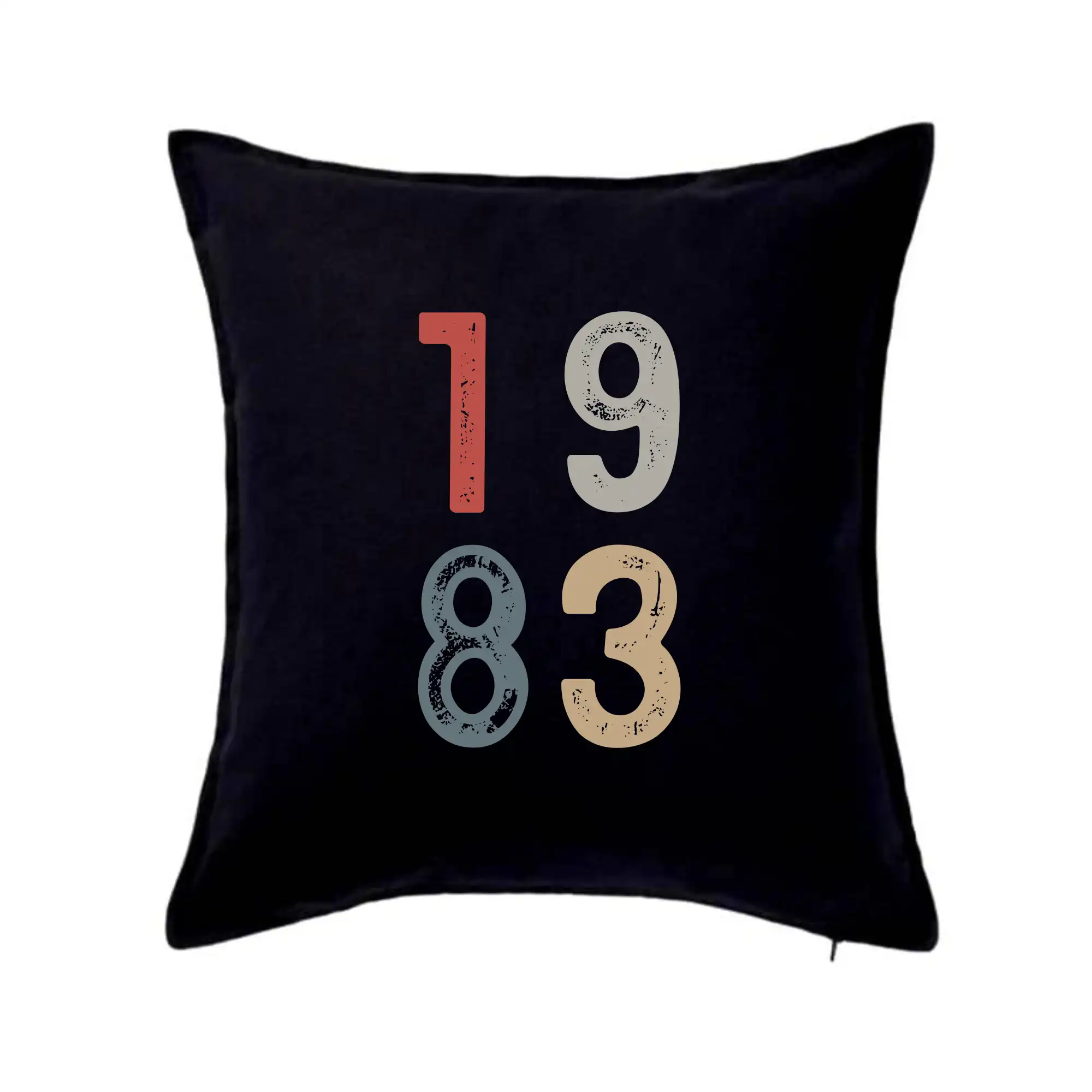 Tričká k narodeninám - Vintage číslica 1983 - Vankúš 50x50